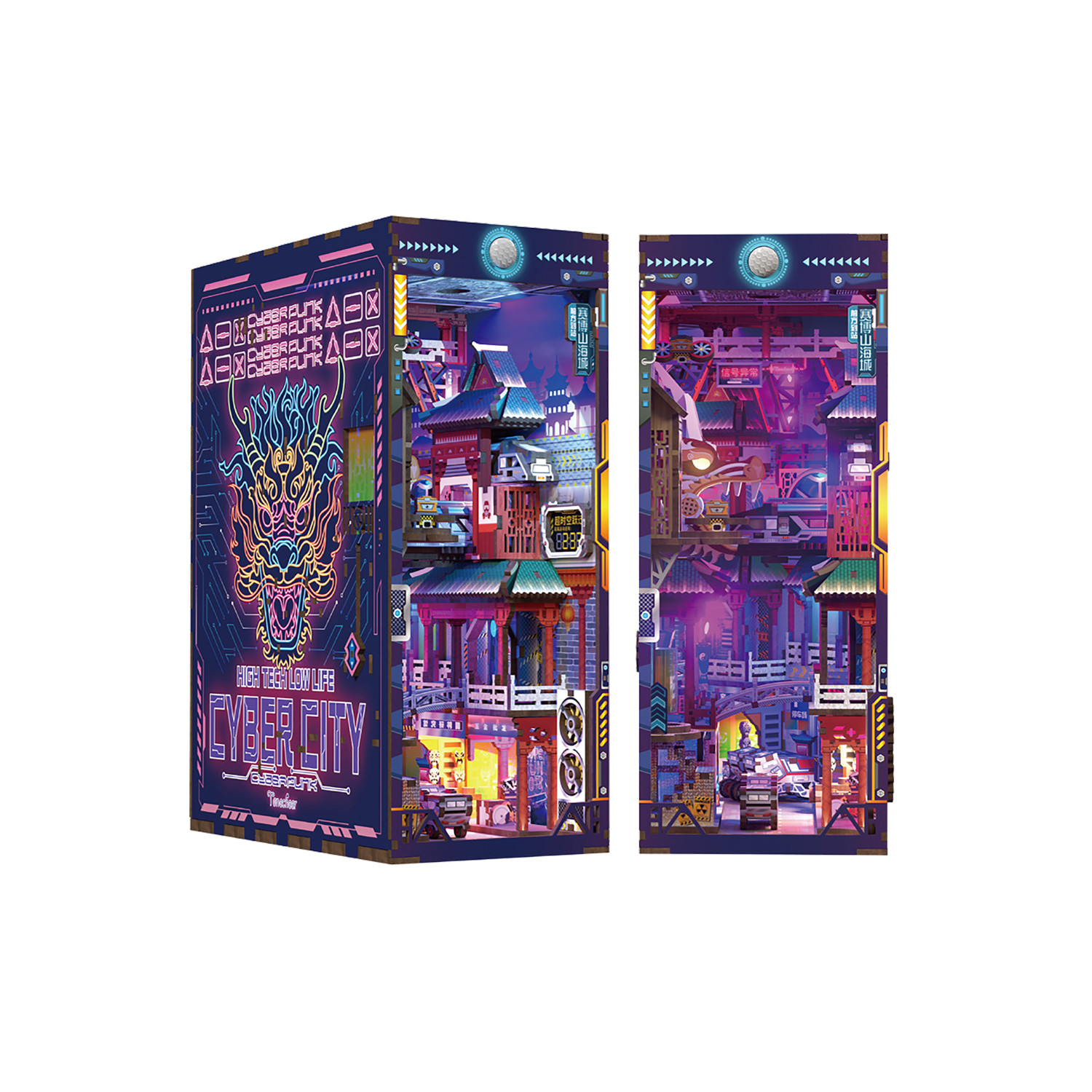Tonecheer DIY Holzbausatz - Cyber City