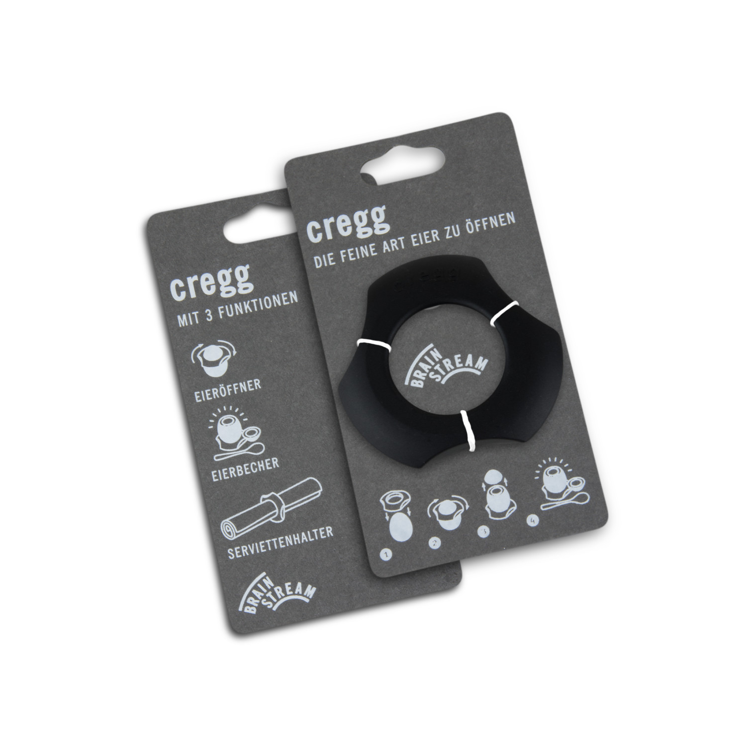 cregg - Die feine Art Eier zu öffnen - schwarz