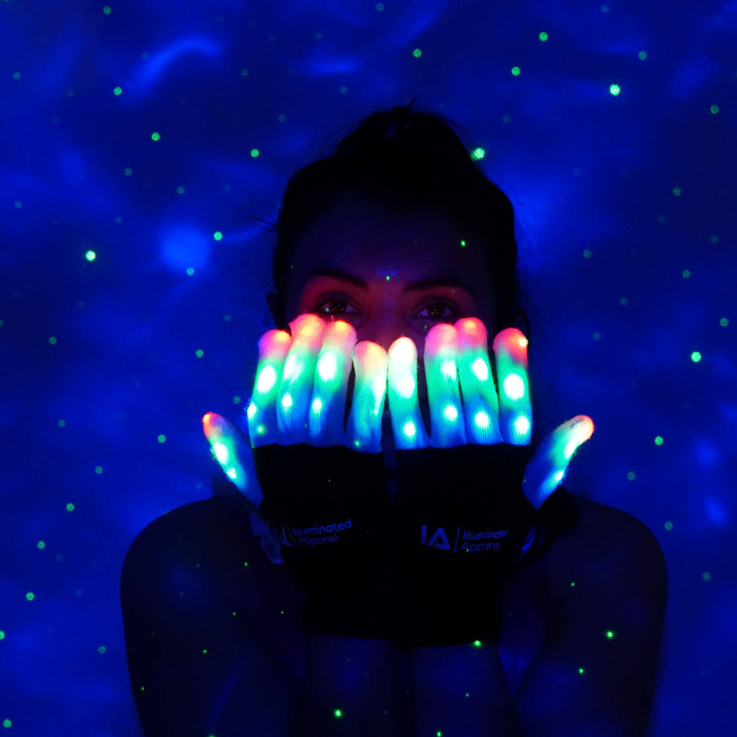 LED Light Up Gloves Small 13+ Years