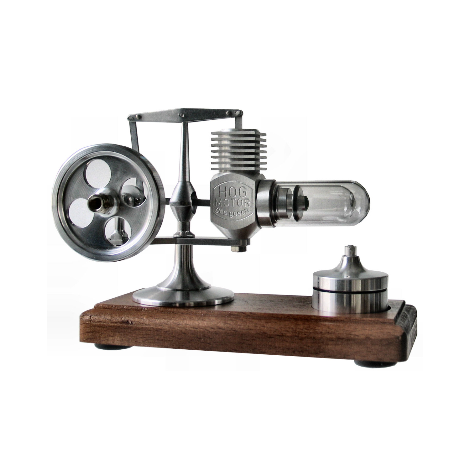 Stirlingmotor Altsilber