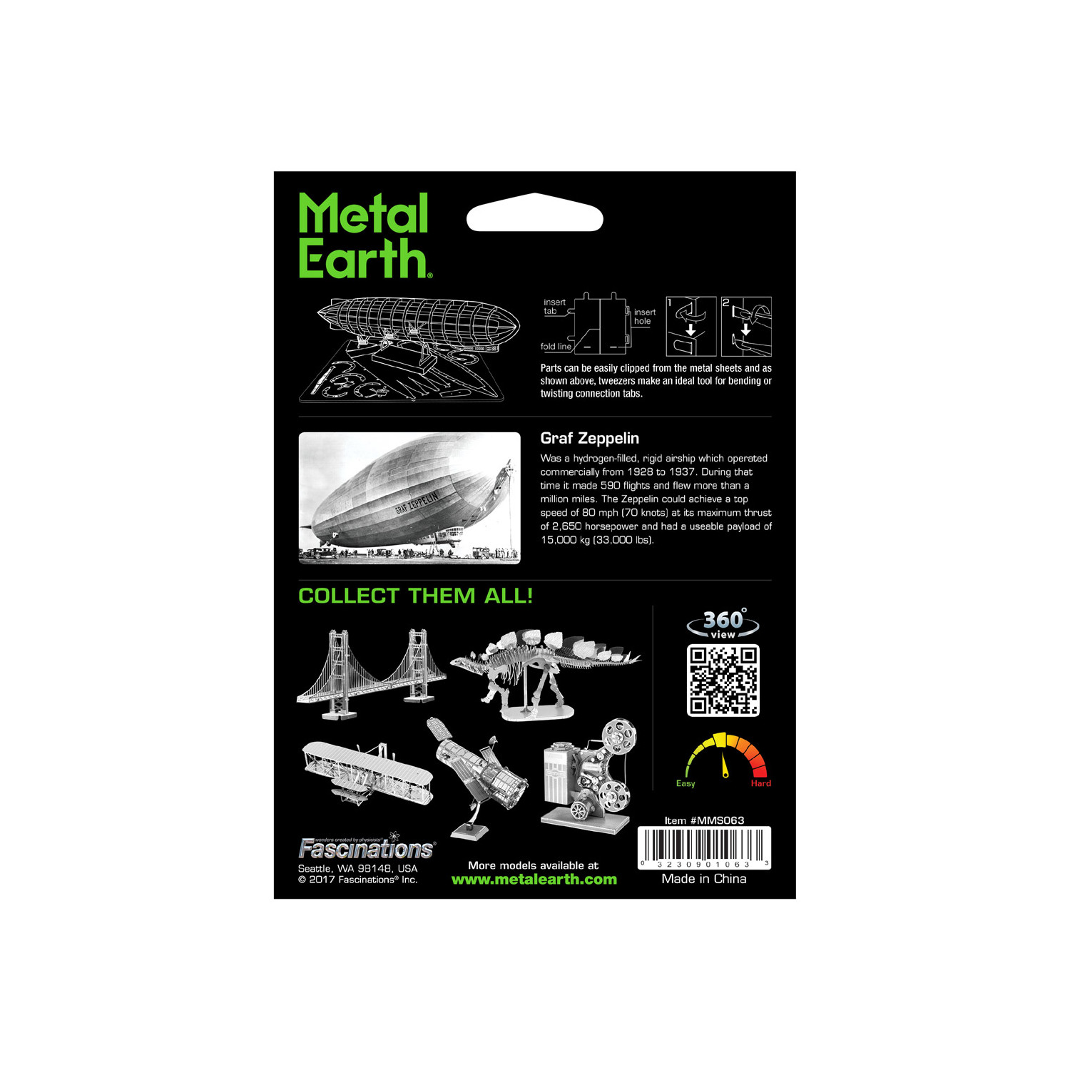 Metal Earth Silver Edition - Graf Zeppelin