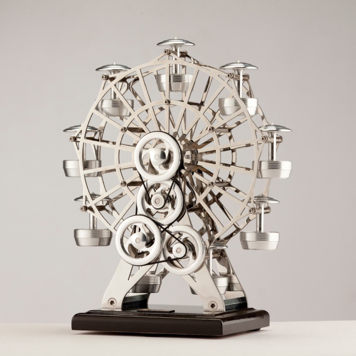 Stirling Antriebsmodell Riesenrad dunkel BHB-R3