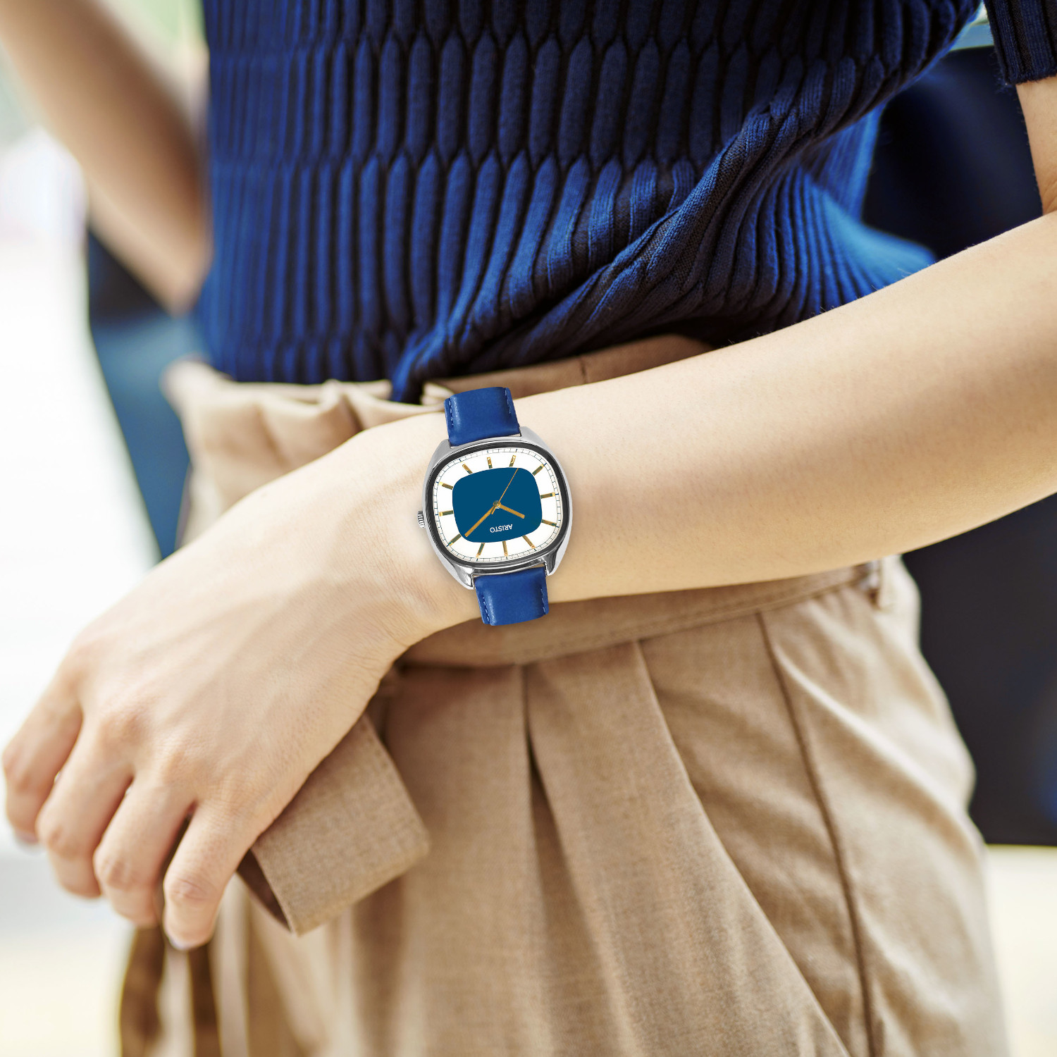 TV Damenarmbanduhr - Blau