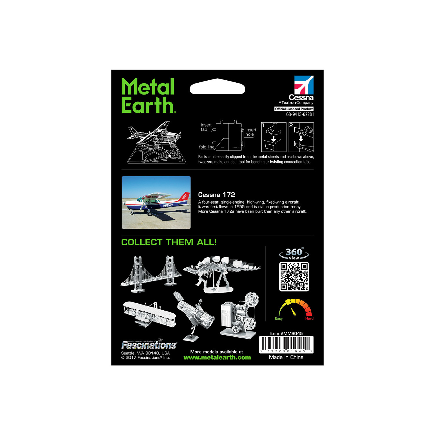 Metal Earth - Cessna 172 Skyhawk 