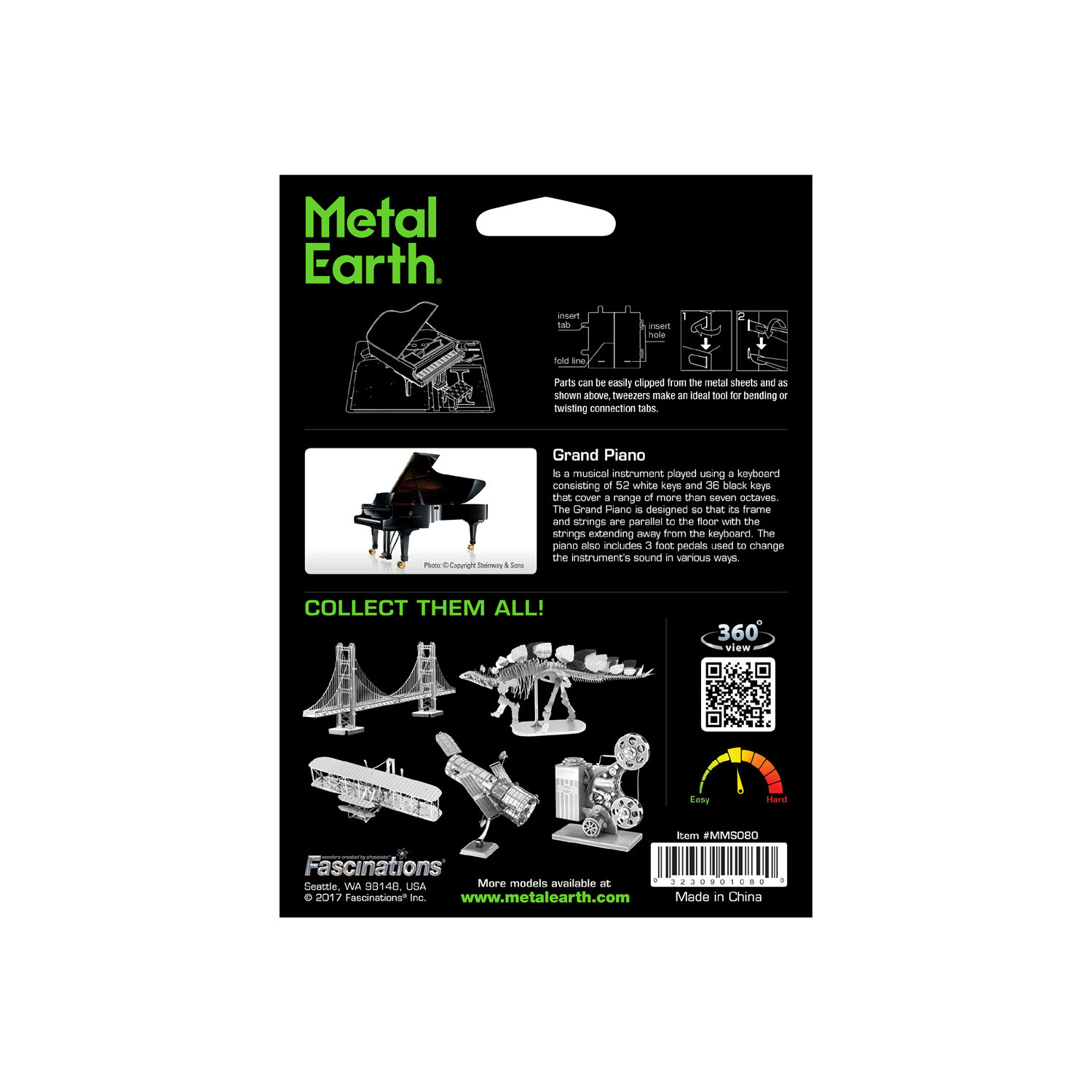 Metal Earth - Grand Piano 