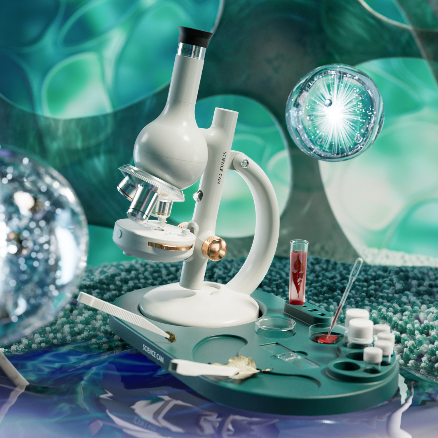 Mikroskop 1600 Labor Set /Microsope 1600 Lab Set