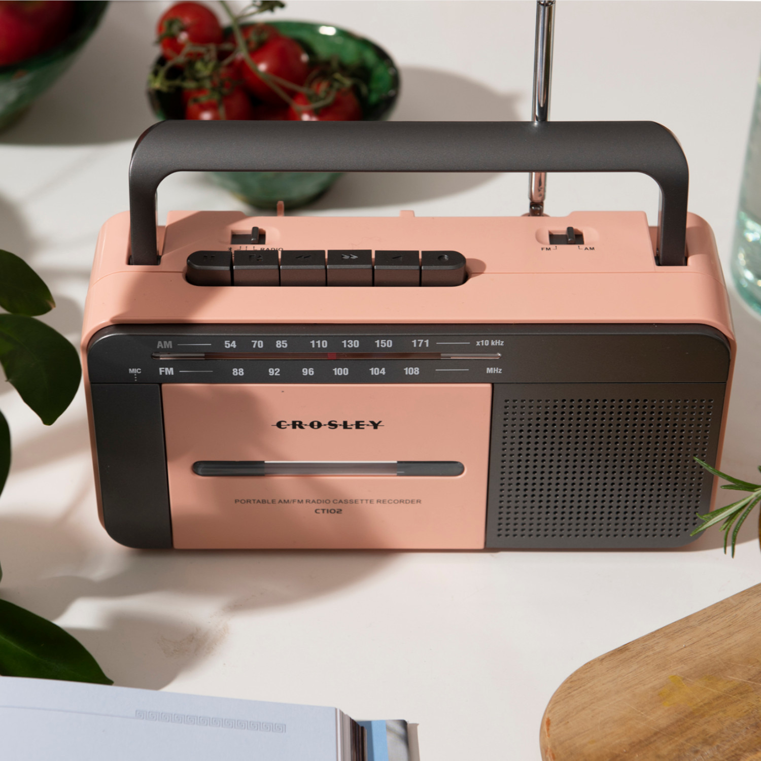 Crosley Cassette Player - Rose Gold/ Grey