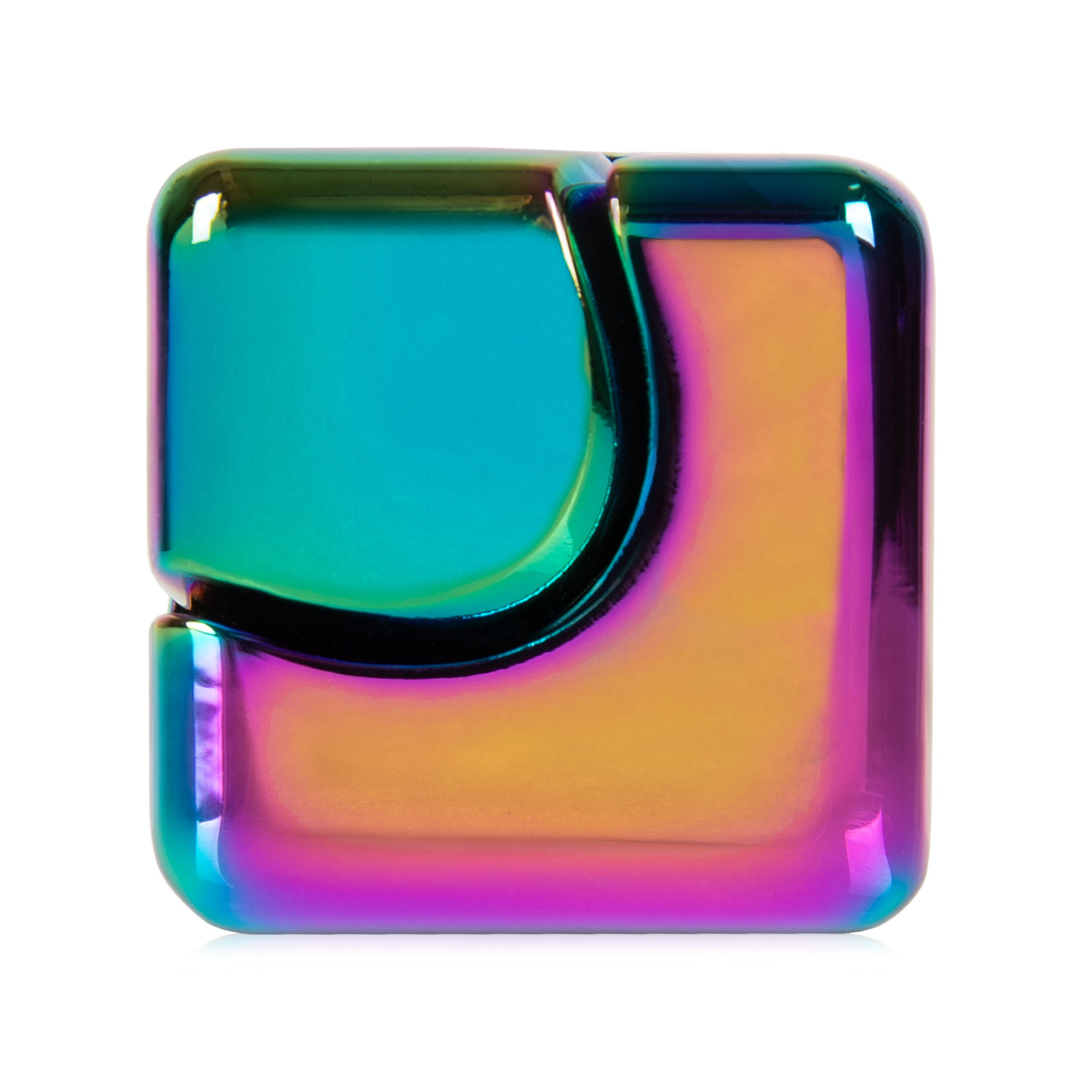 Fidget Spinner Cube - Multicolor-Metallic