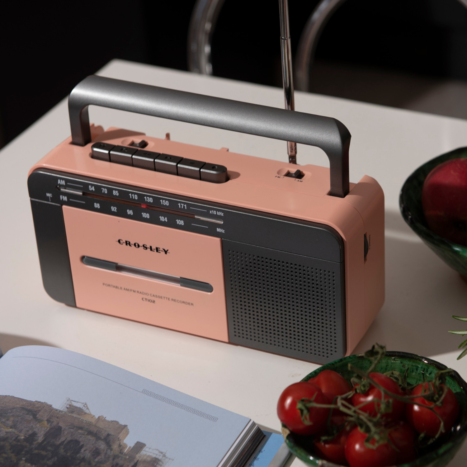 Crosley Cassette Player - Rose Gold/ Grey