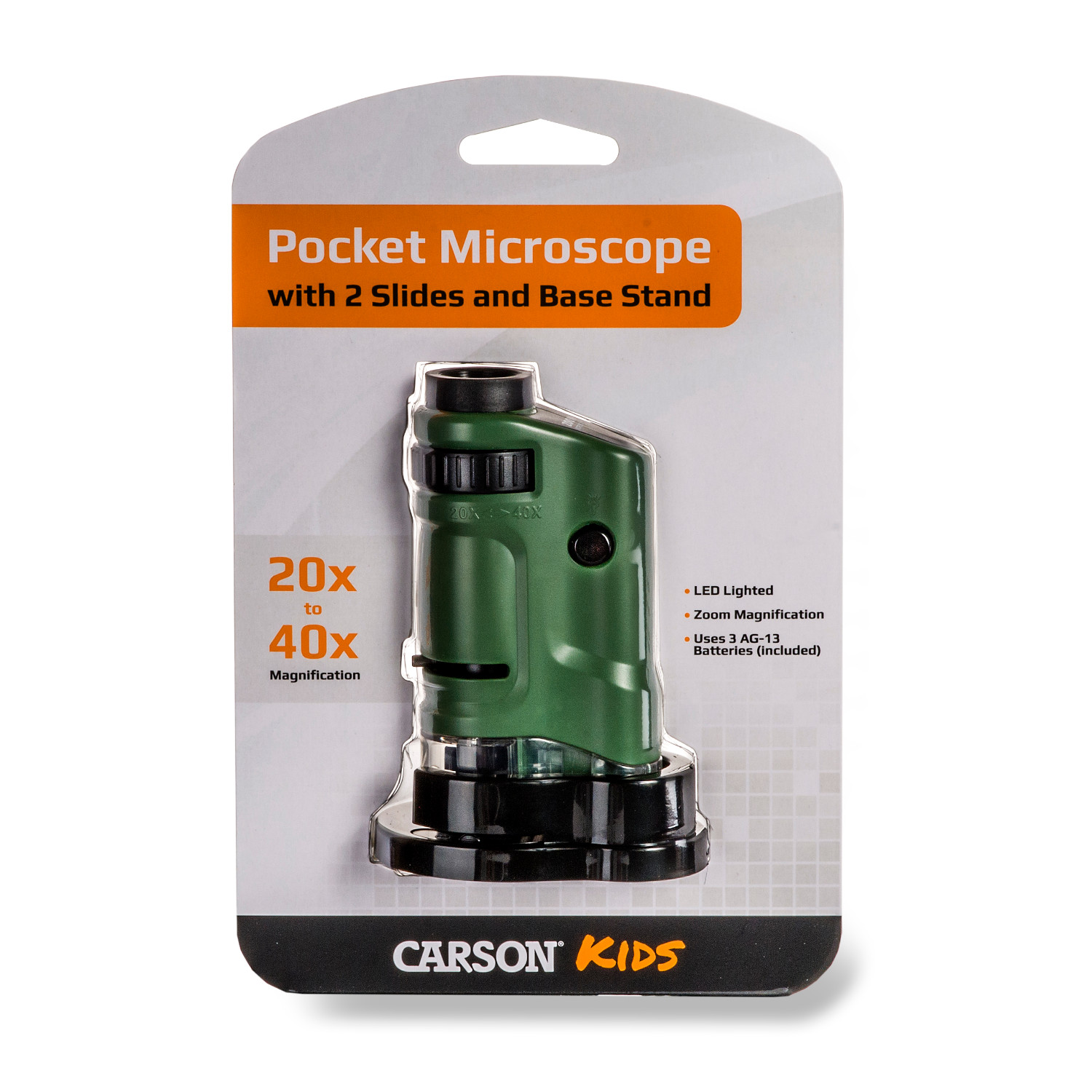 Carson MicroBrite 20x-40x LED Taschenmikroskop K