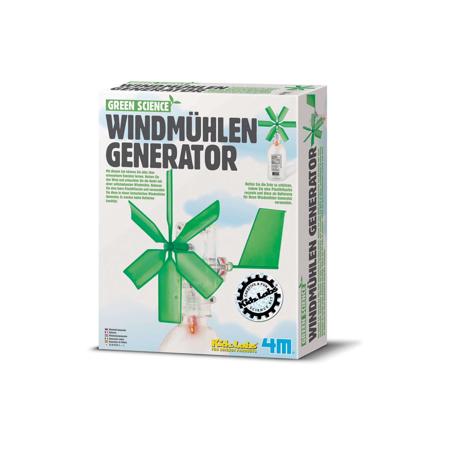Green Science:  Windmühlen Generator