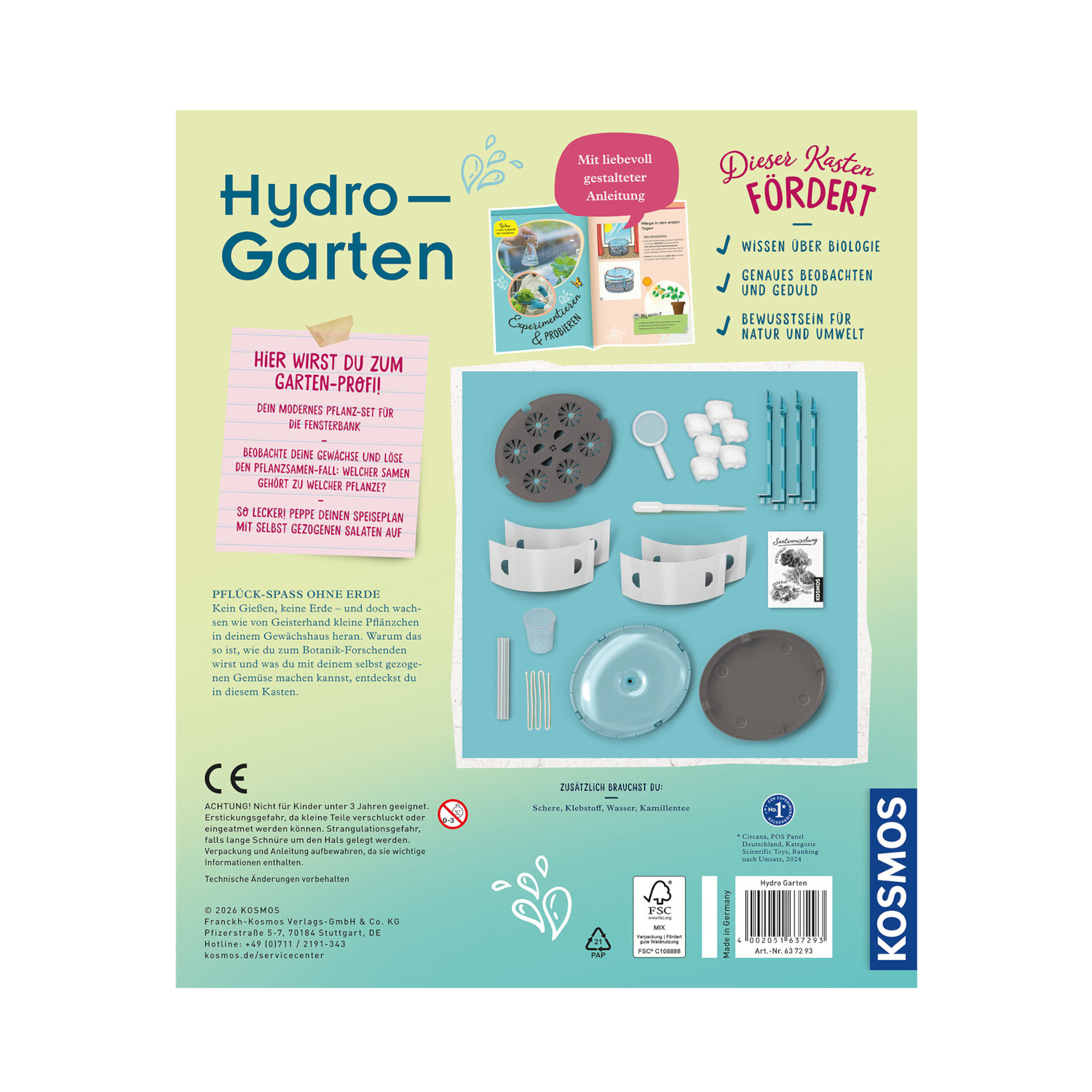 Experimentierset Hydro-Garten