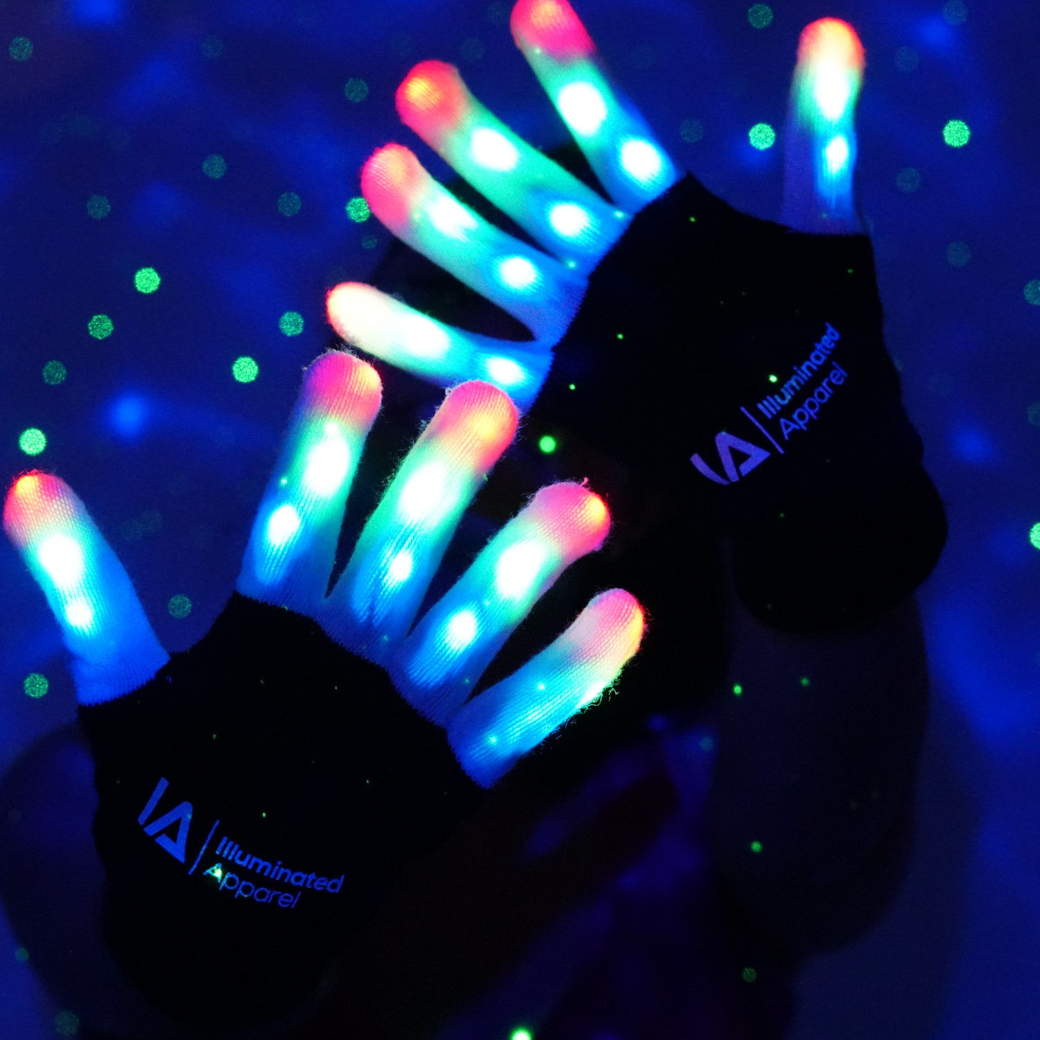 LED Light Up Gloves Small 13+ Years