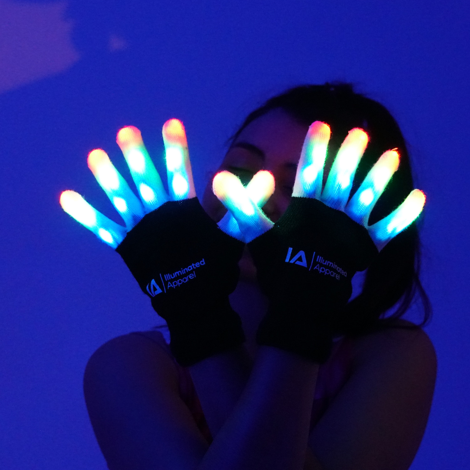 LED Light Up Gloves Small 13+ Years