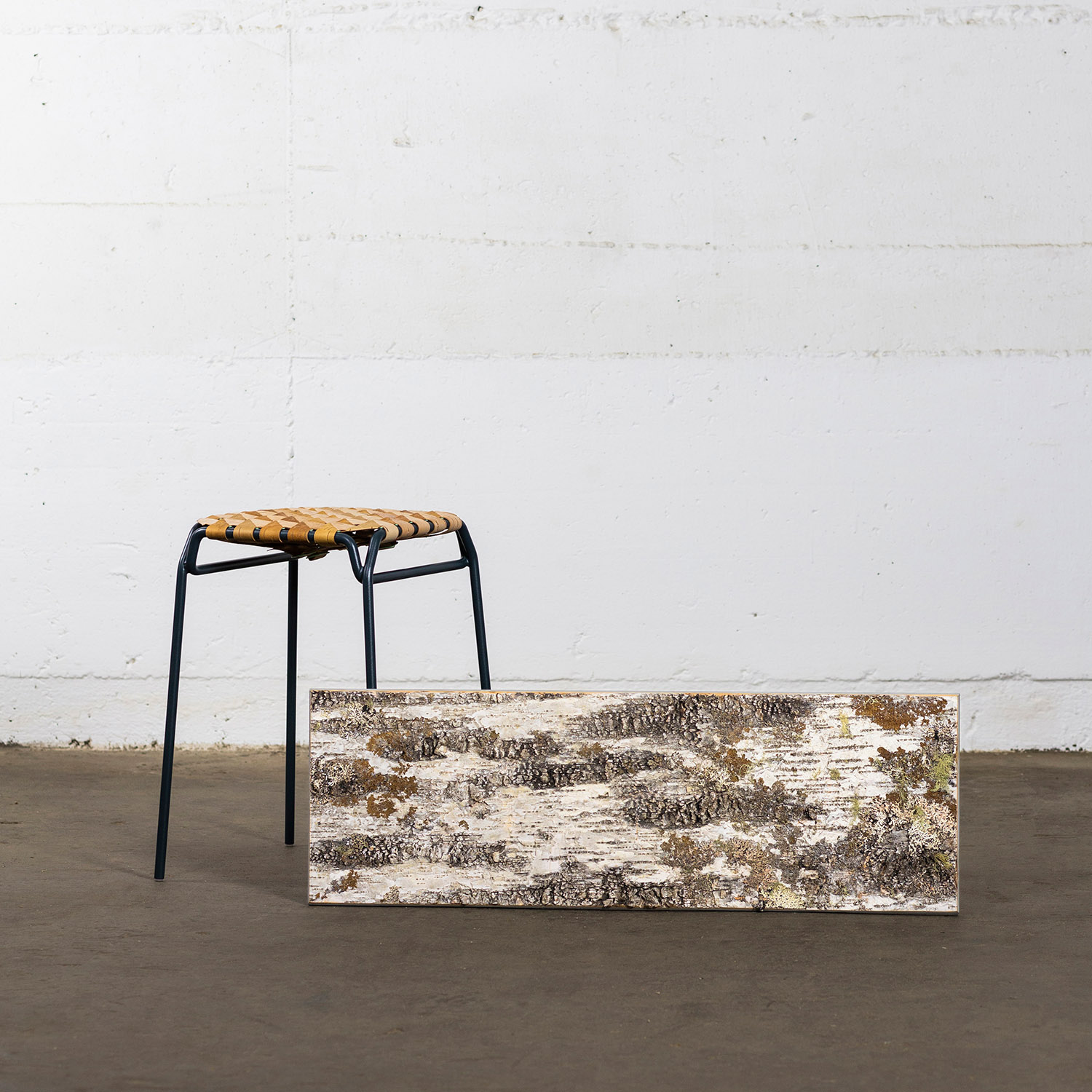 Hocker Taburet, dunkelgrau