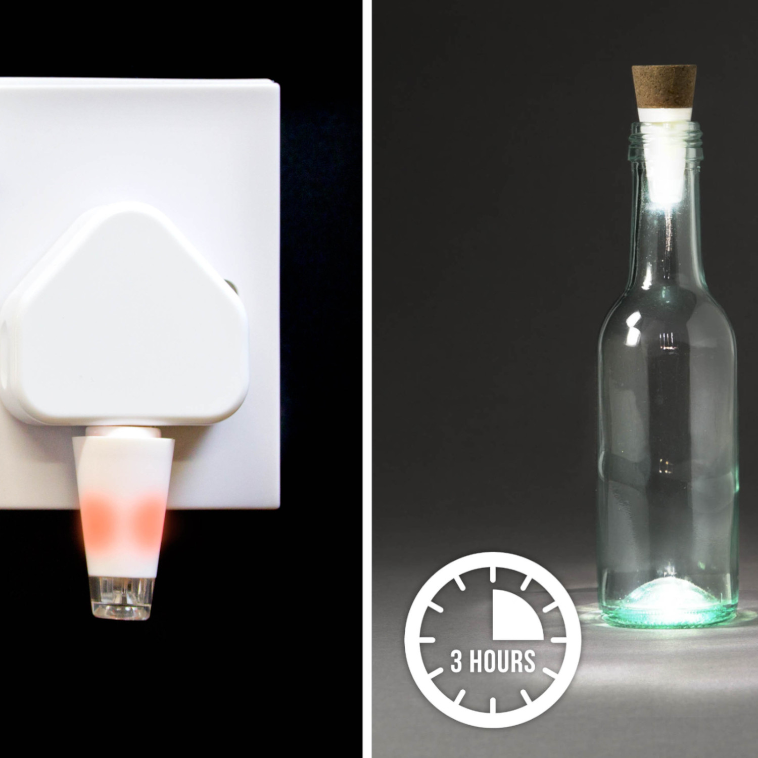 Bottle Light - Turn empty bottles into lamps 