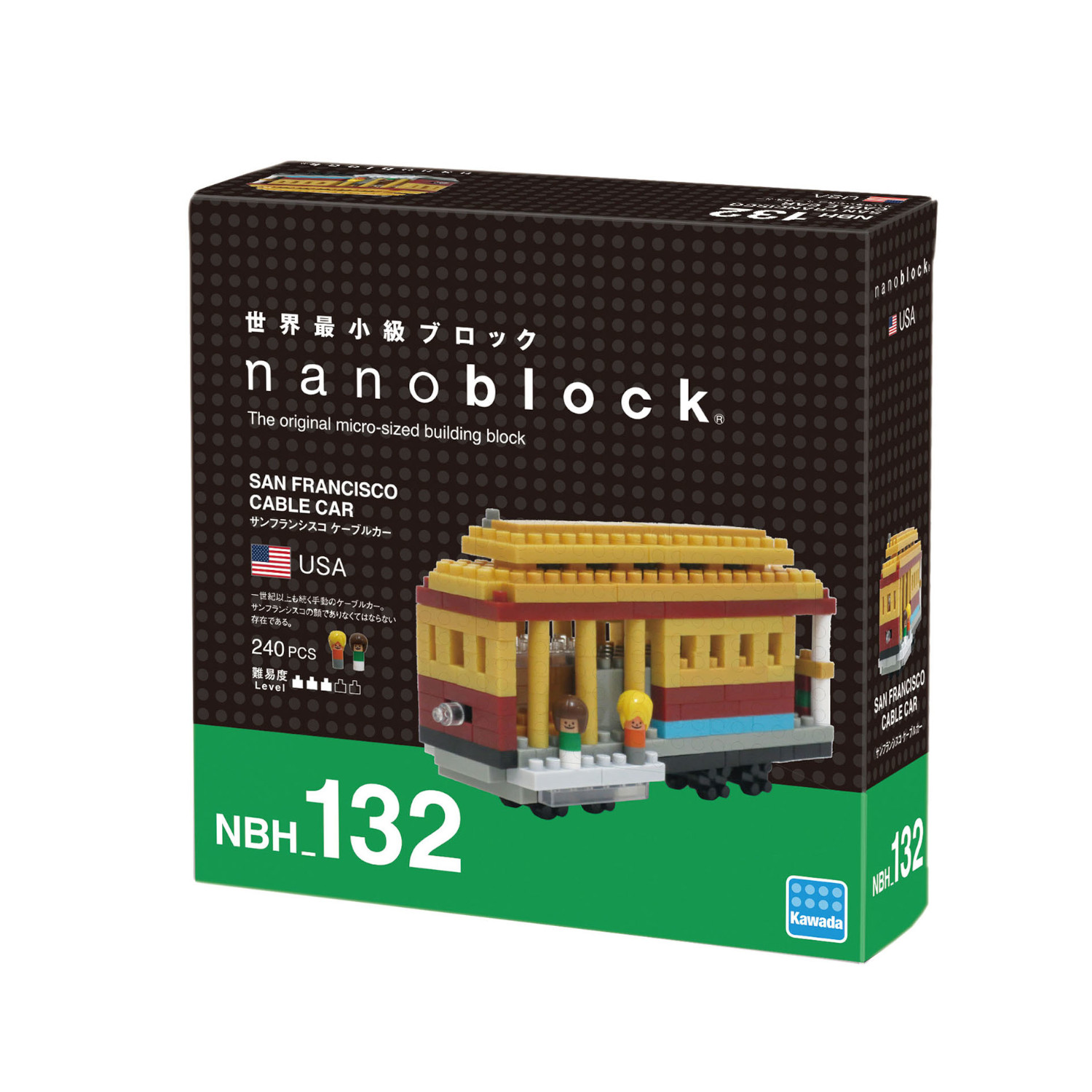 Nanoblock - San Francisco Cable Car 240 pcs