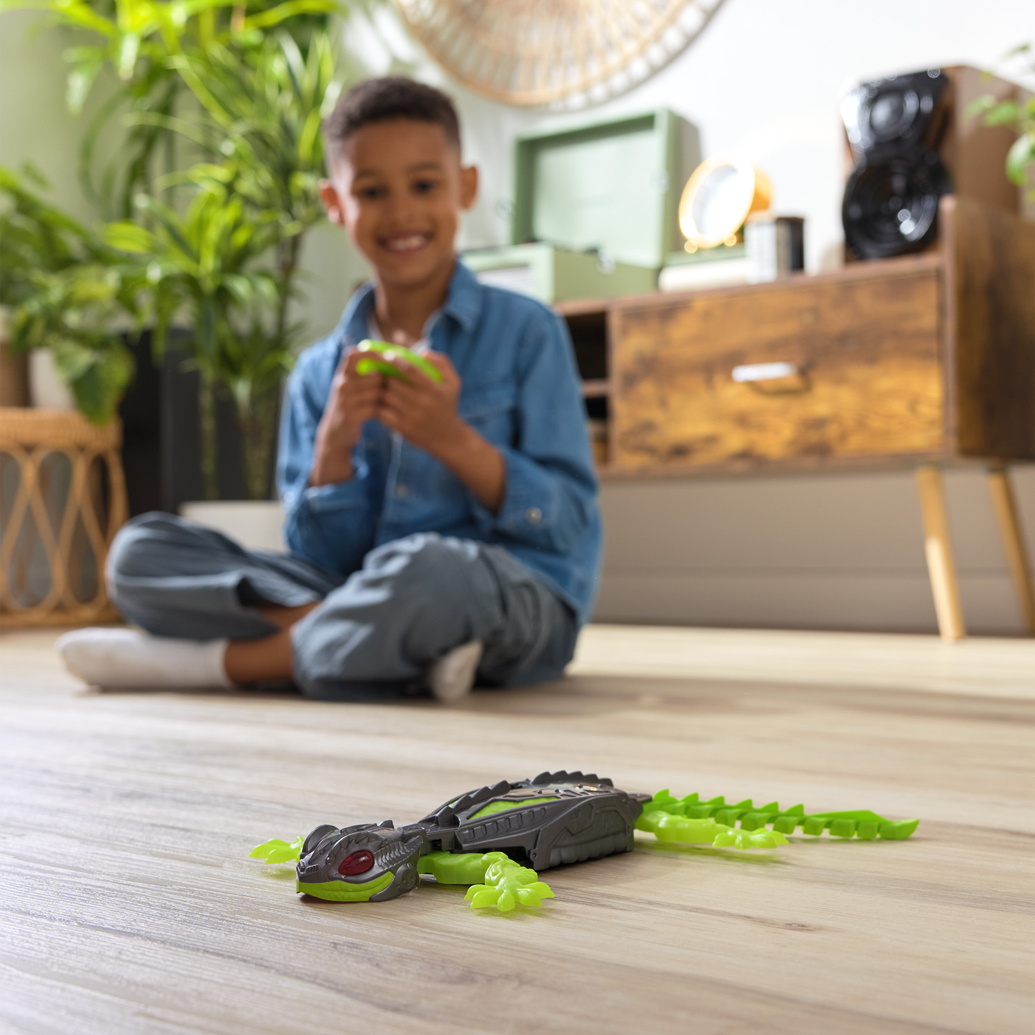 HEX BOTS Wall Crawler Gecko RC - LED-Augen