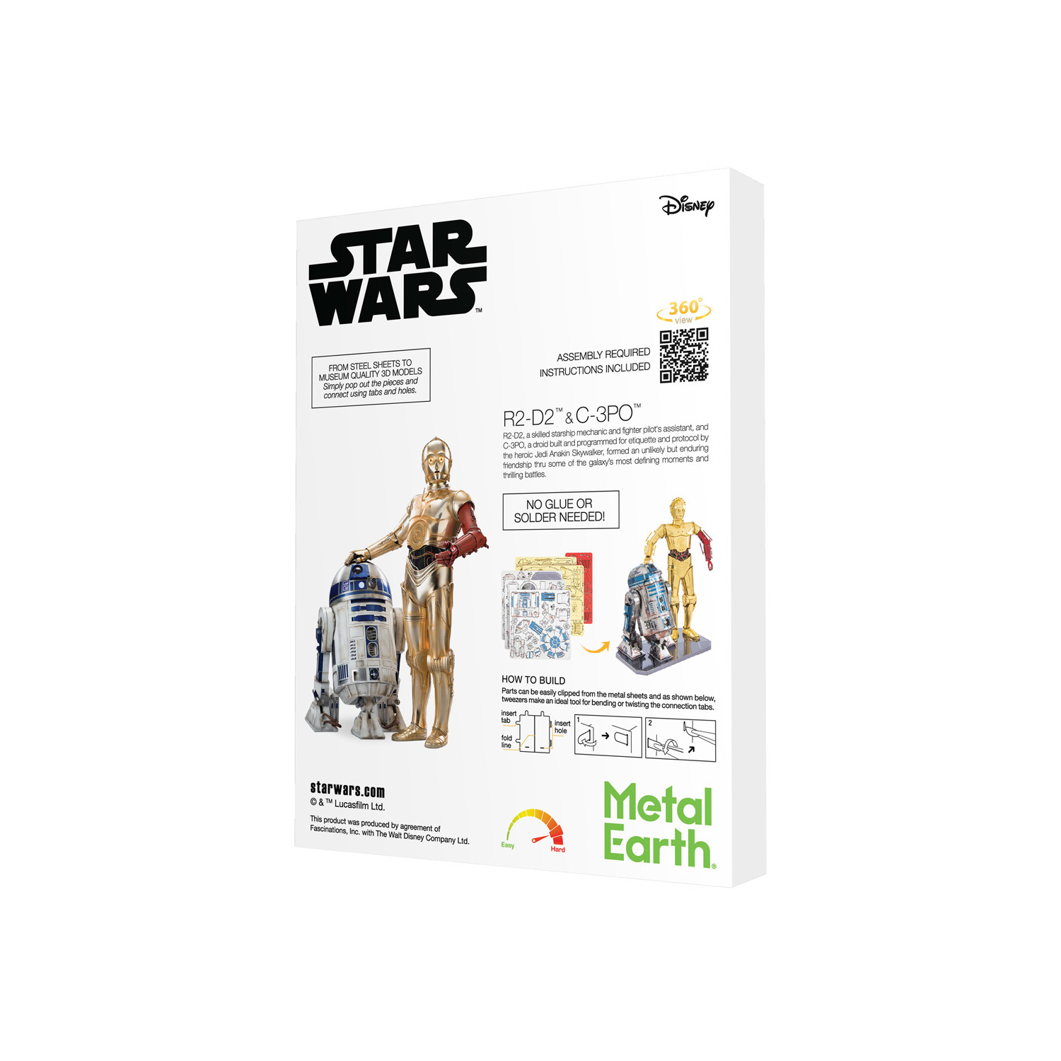 Metal Earth - Star Wars R2-D2 + C-3PO 