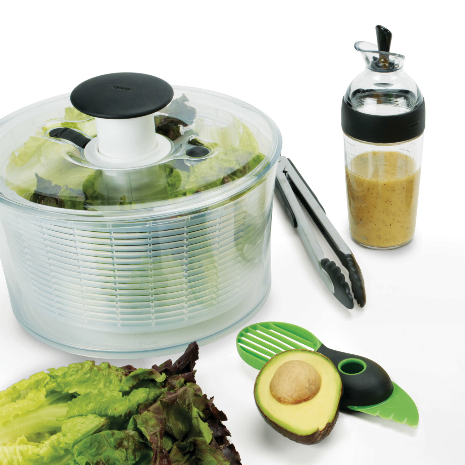 Salatdressing - Shaker - schwarz