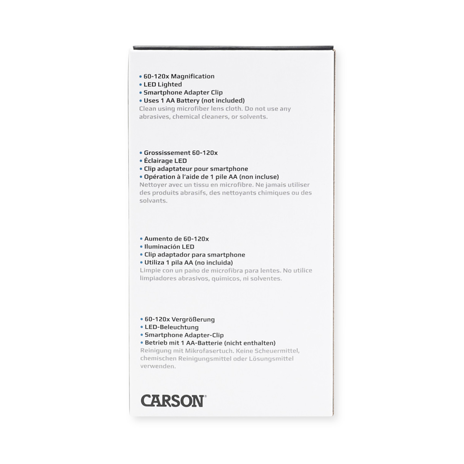 MicroBrite Pro LED-beleuchtetes Zoom-Taschenmikr