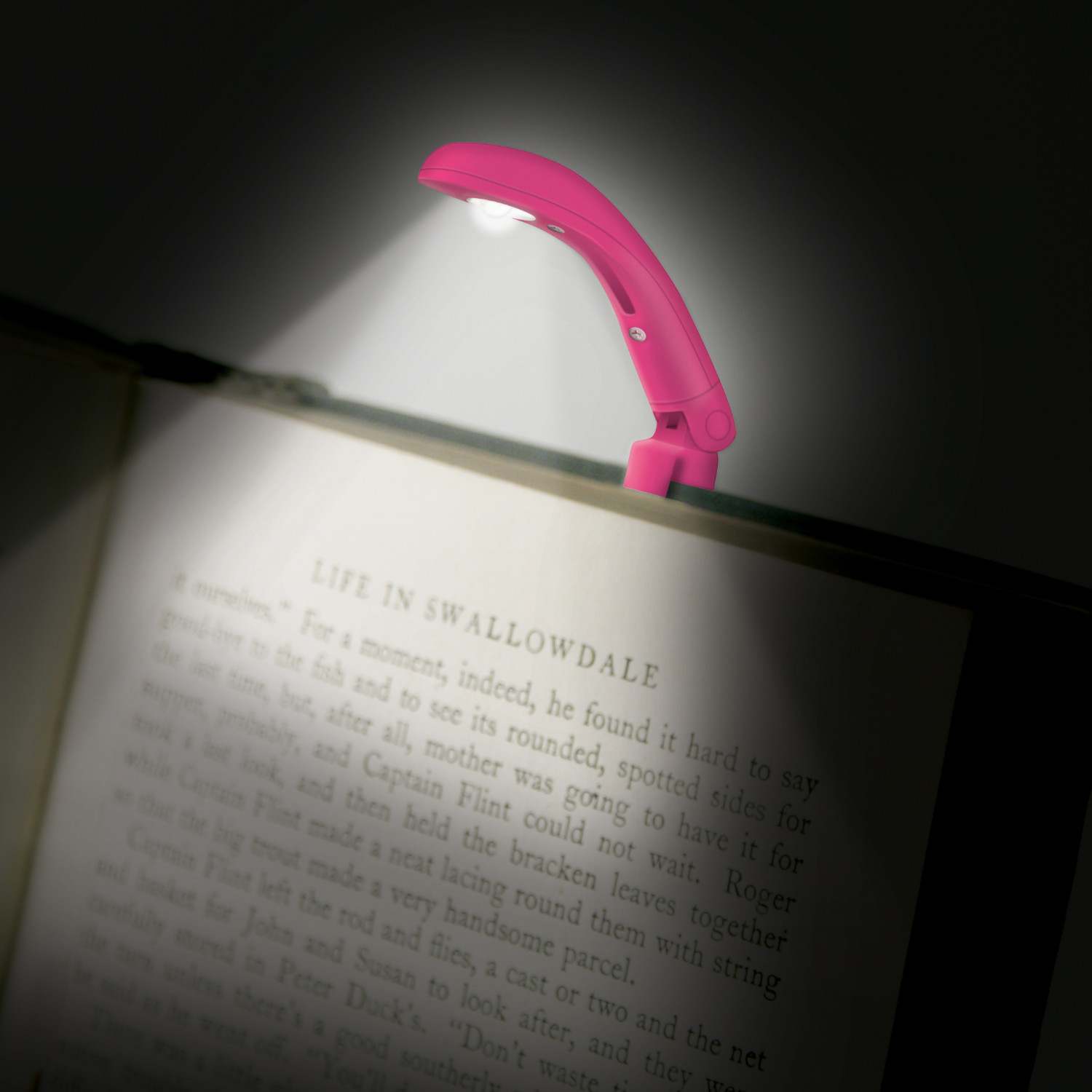 LED Leselampe Tiny pink inkl. Batterien
