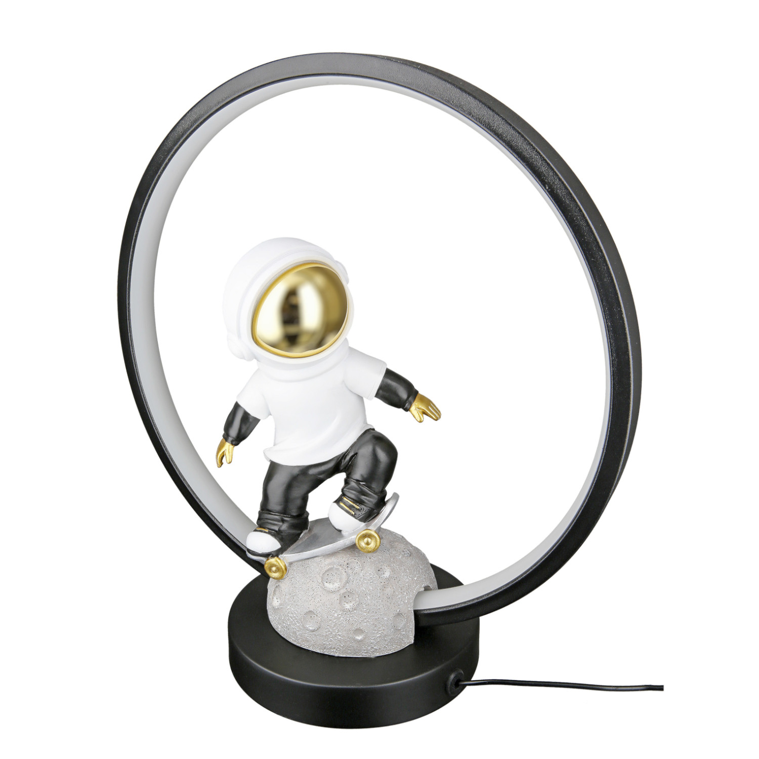 Tischleuchte (LED), Astronaut, Apollo, grau