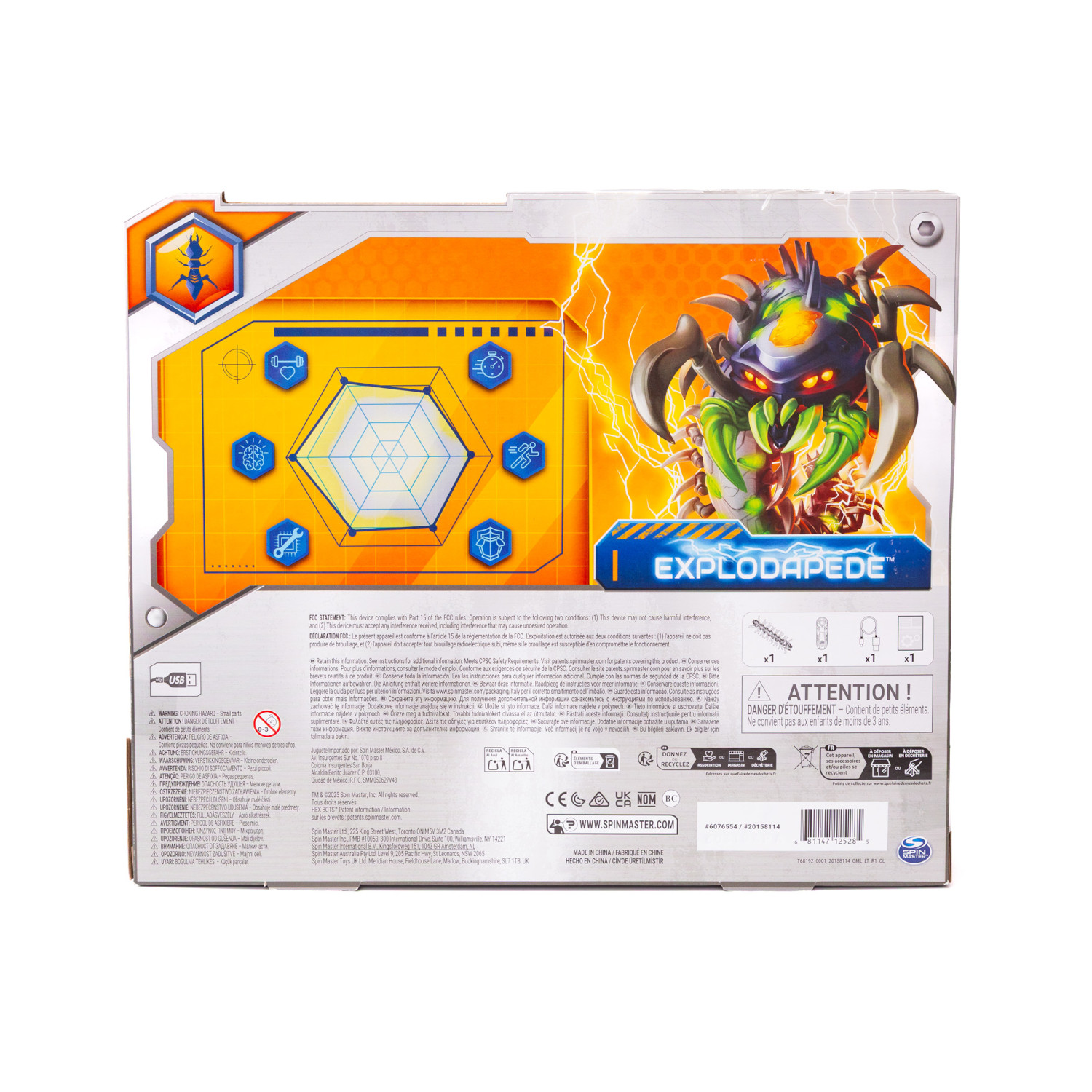 HEX BOTS Flitzender Tausendfüßler RC