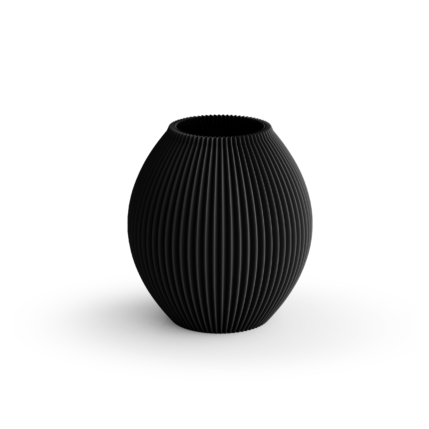 Tischvase POKE - 3D Druck - Schwarz