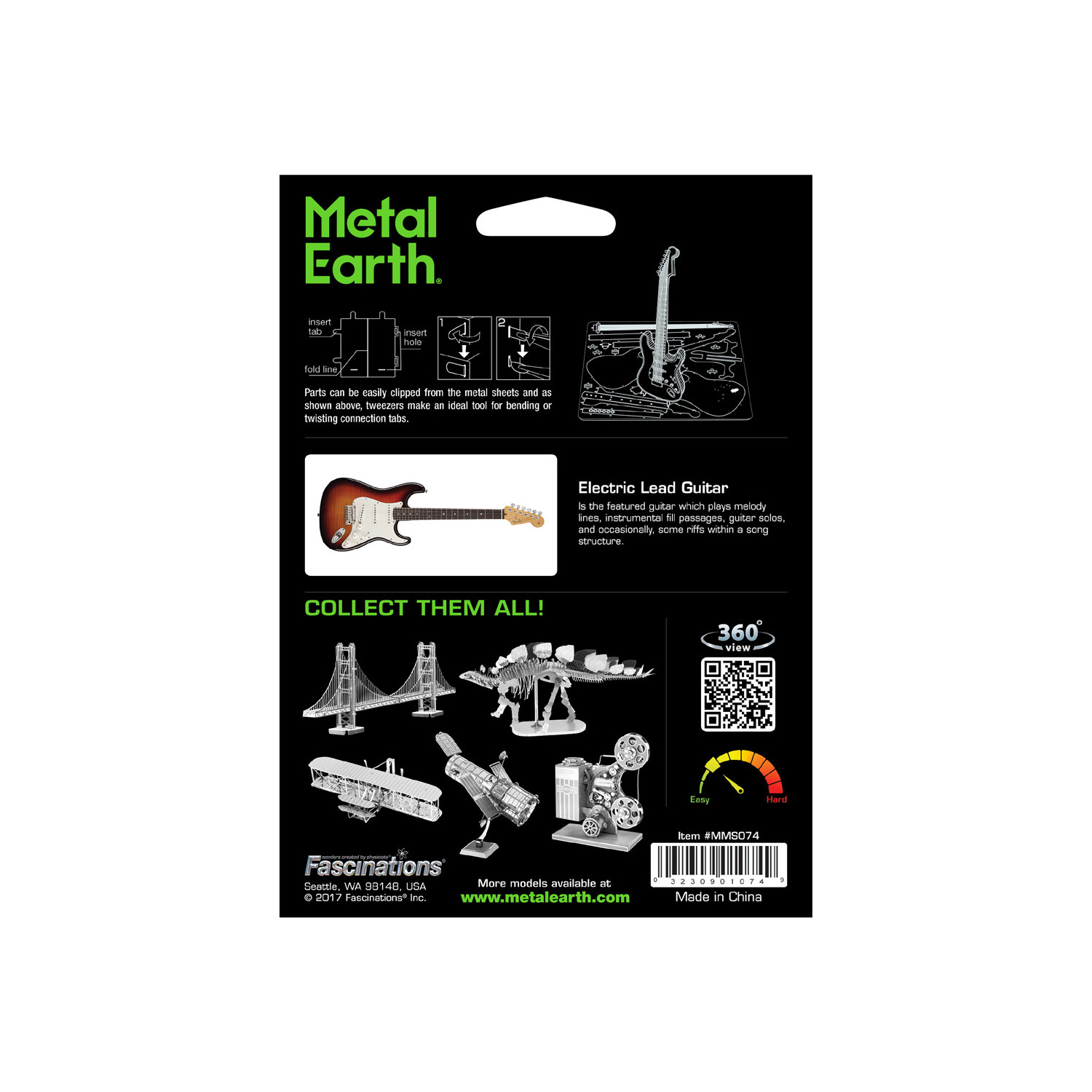 Metal Earth - Electric Lead Guitar 