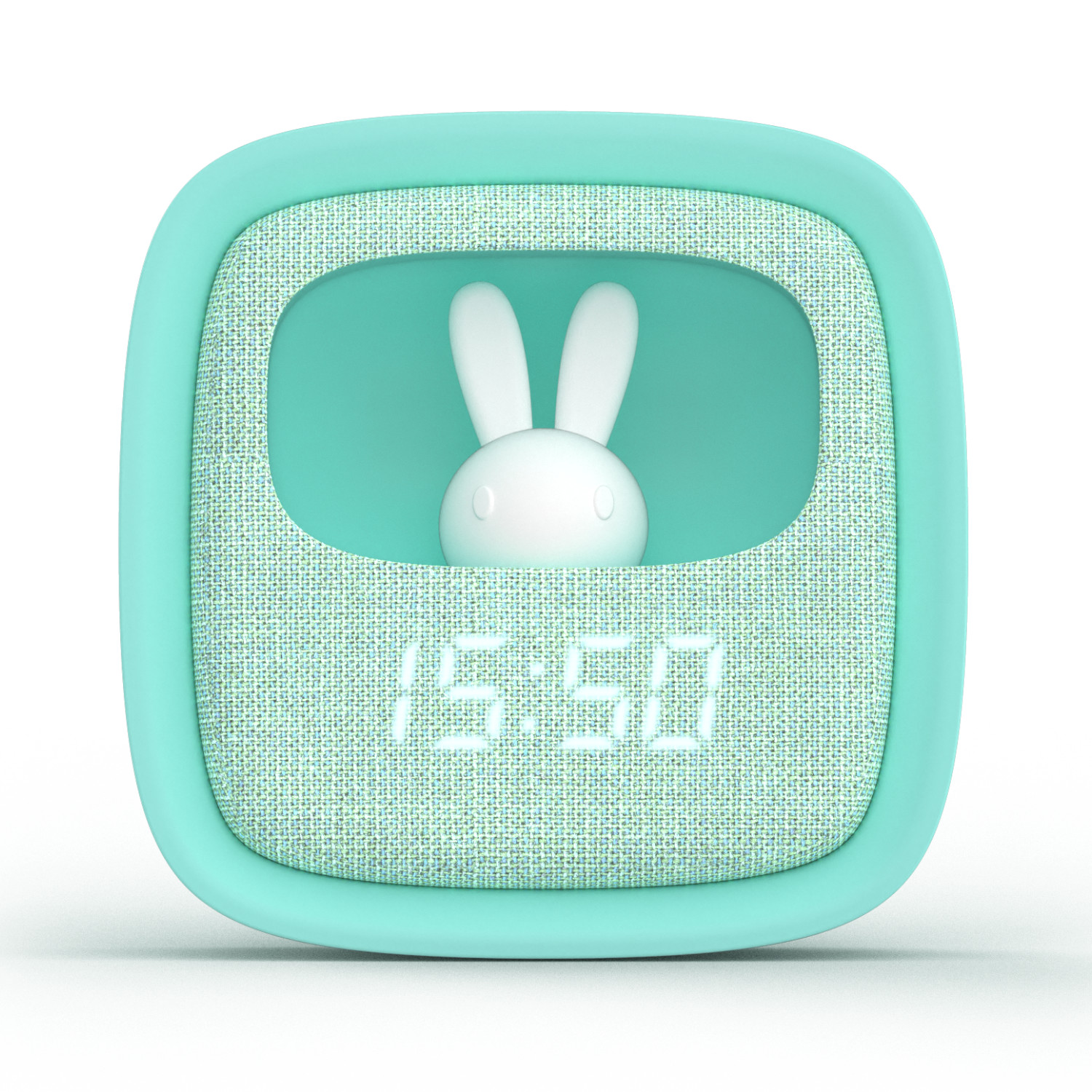 BILLY CLOCK AND LIGHT - TURQUOISE