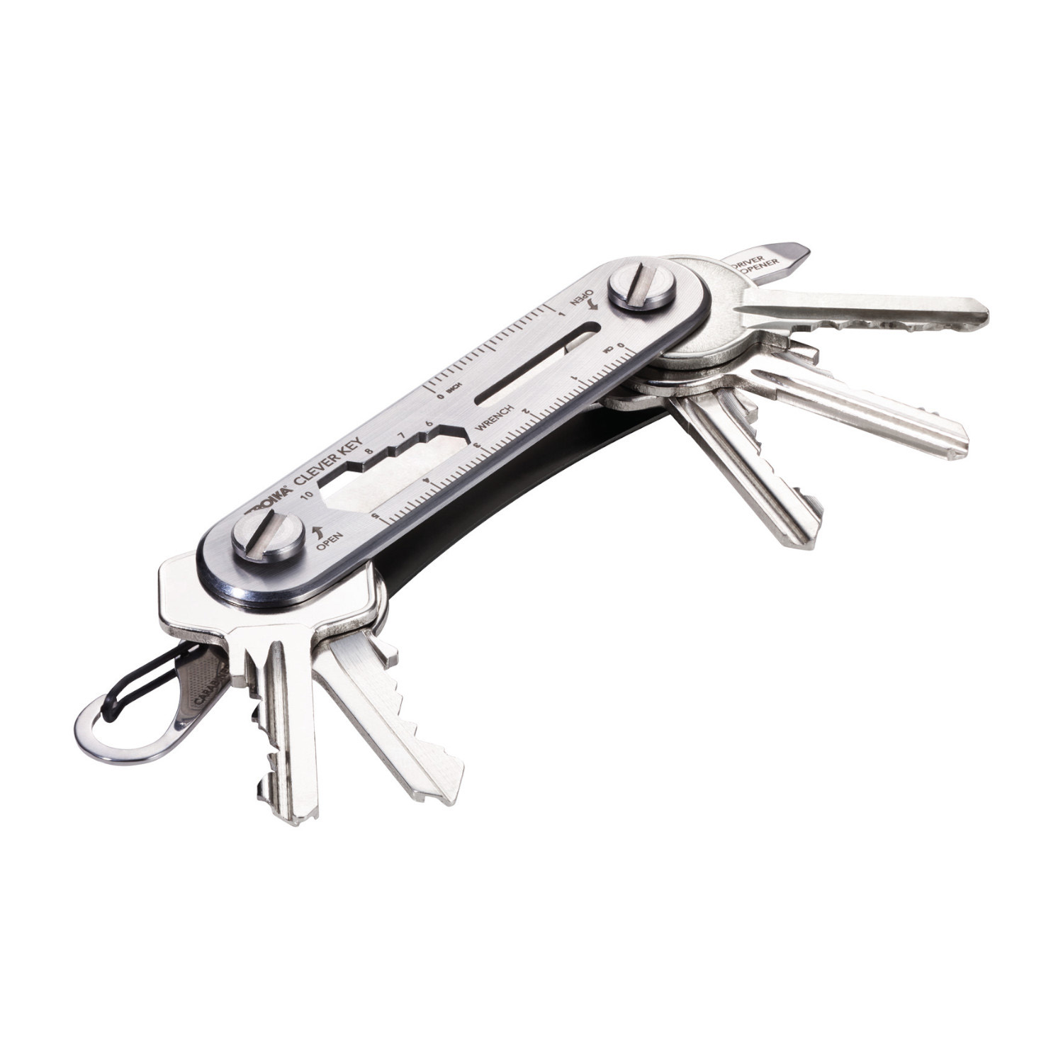 Schlüssel Organizer CLEVER KEY silber/titan