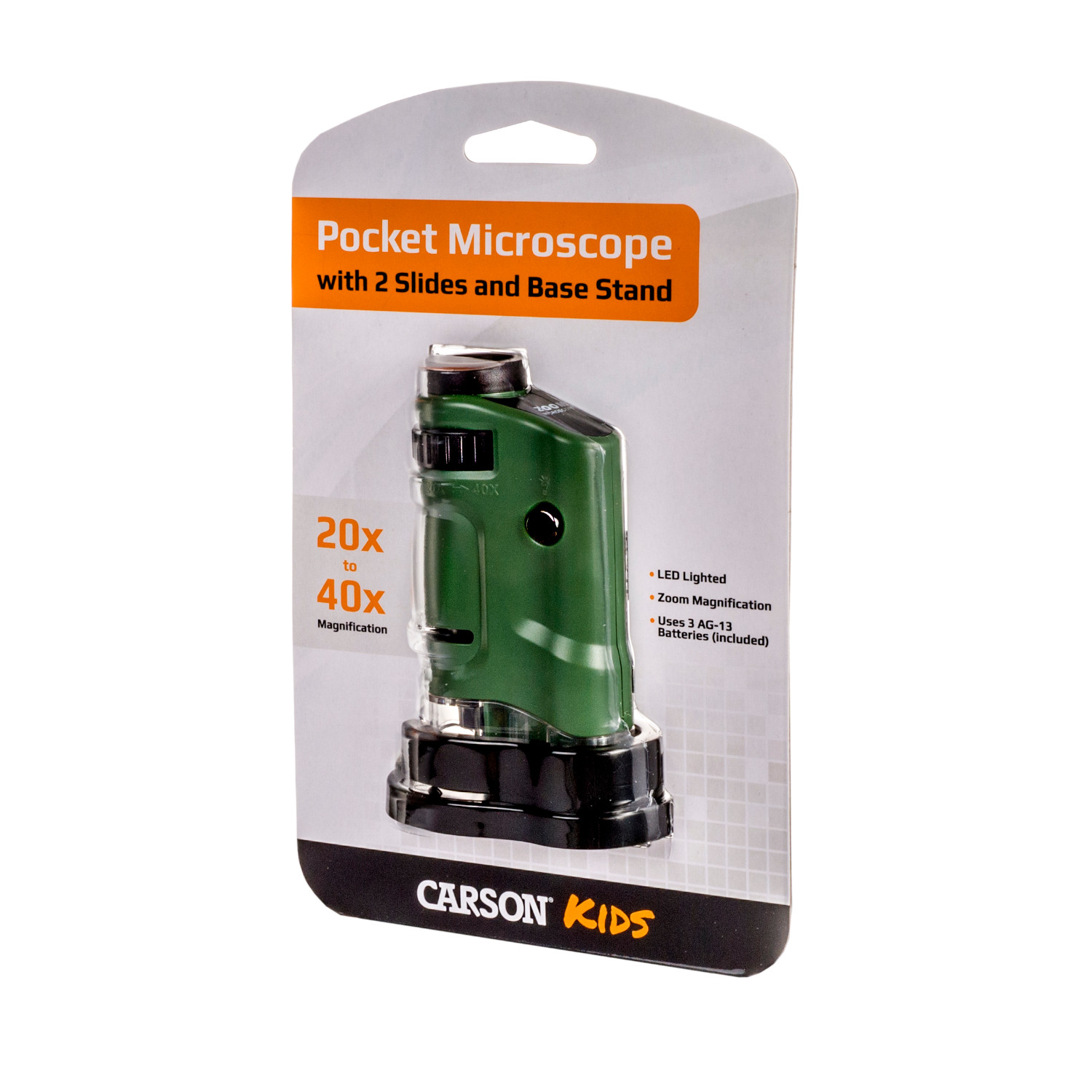 Carson MicroBrite 20x-40x LED Taschenmikroskop K