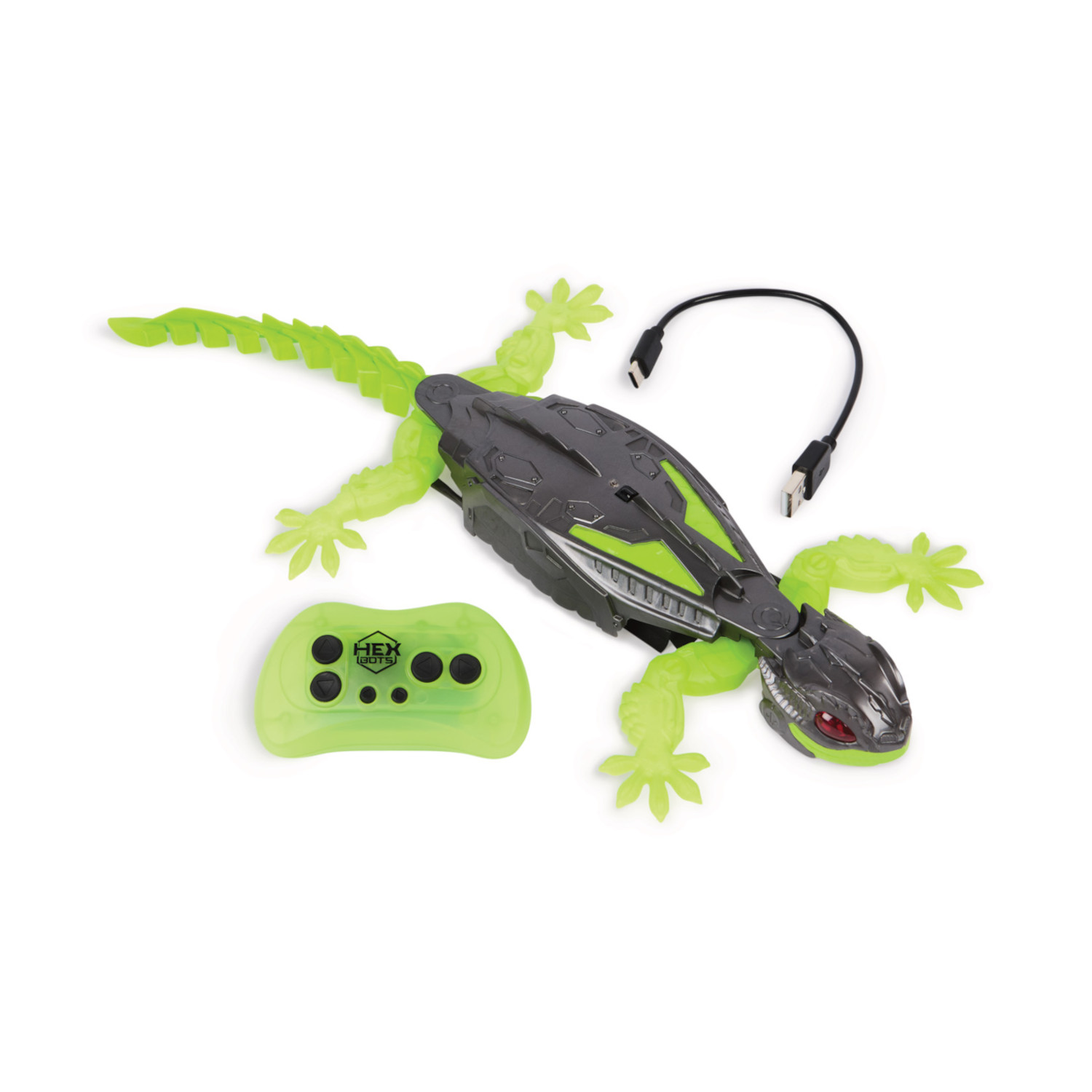 HEX BOTS Wall Crawler Gecko RC - LED-Augen
