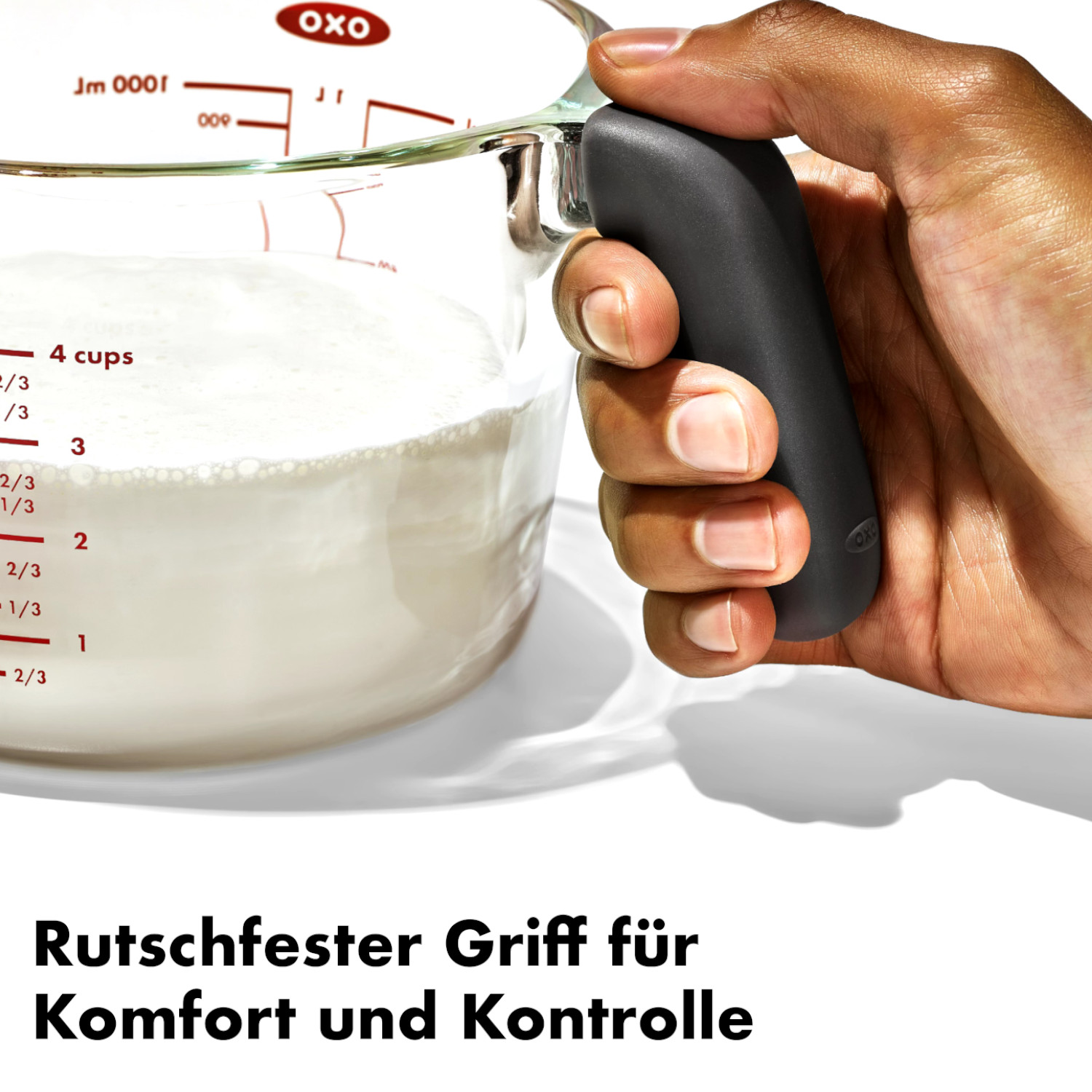 Arendo - Messbecher Set aus Glas - Größen 350ml, 500ml Arendo - Messbecher Set aus Glas - Größen 350ml, 500ml