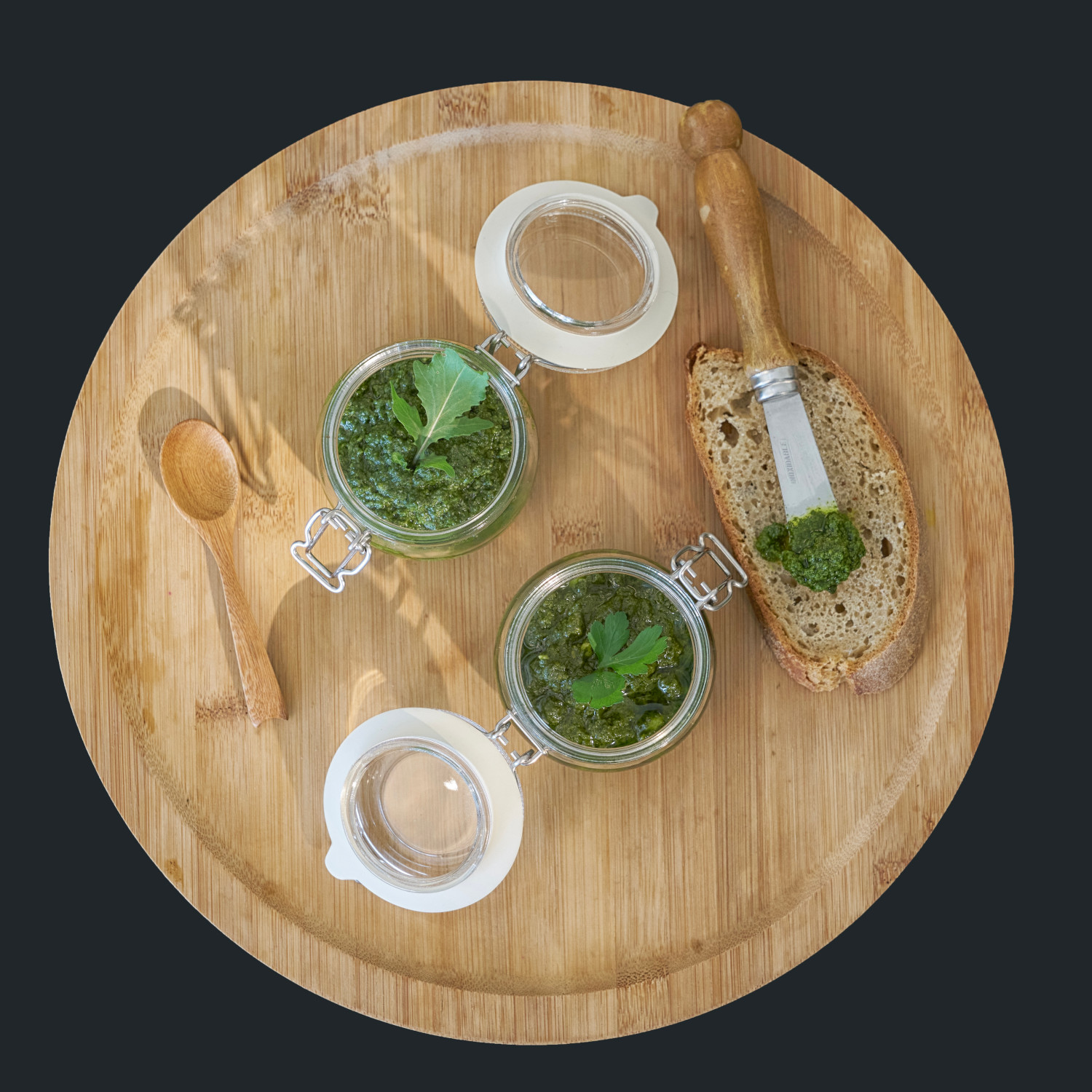 pbox Kork Gemüsegarten Set mit Zitronenbasilikum