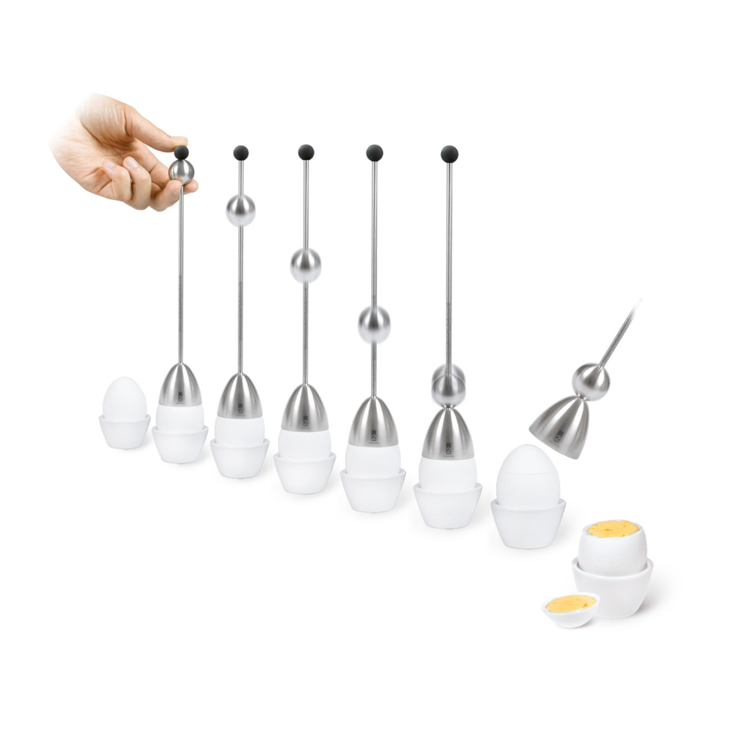 Eieröffner Clack Jubiläum - Schwarz/ Schwarz