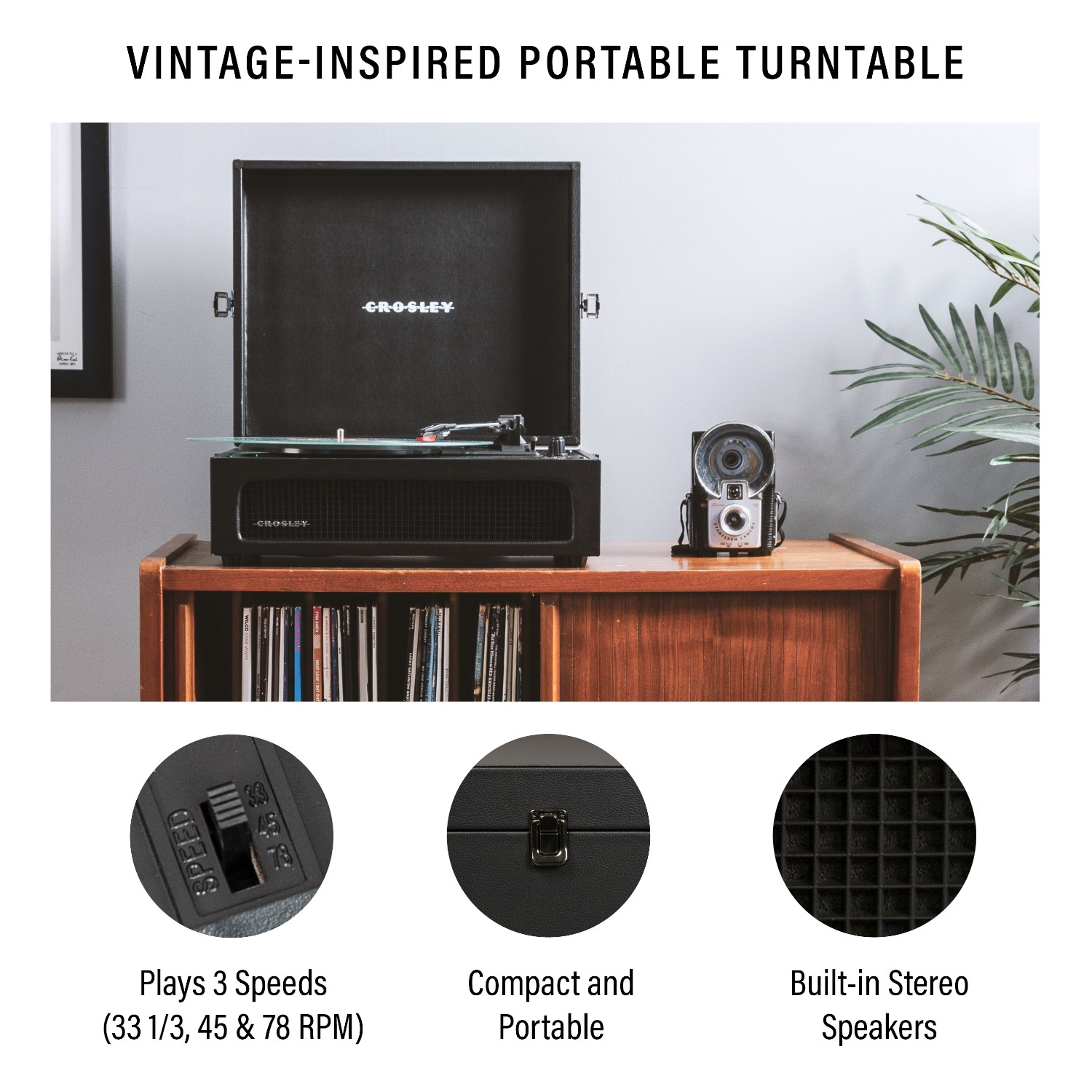 Crosley Voyager - Black