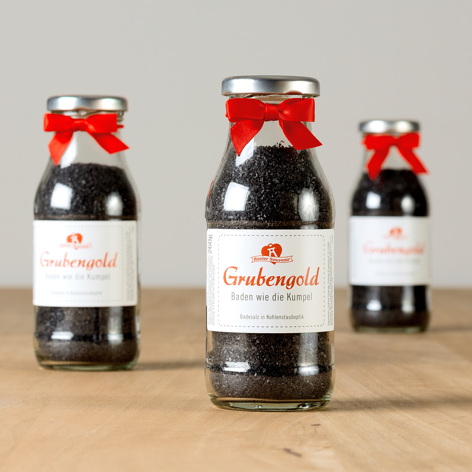 Grubengold - schwarzes Badesalz