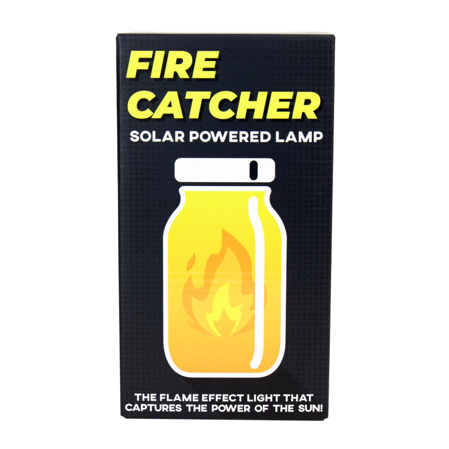 Feuer im Glas Laterne- solarbetrieben