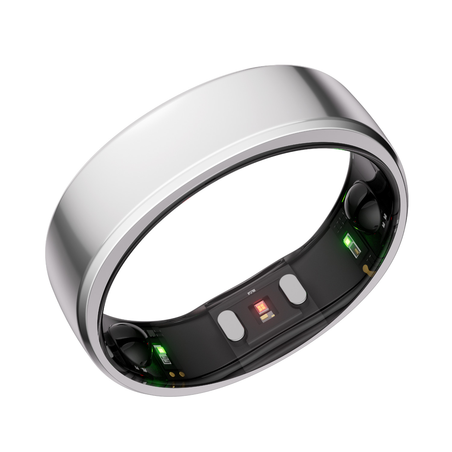 RINGCONN Smart Ring Gen2 Gr. 9 - Silberfarben/Titan