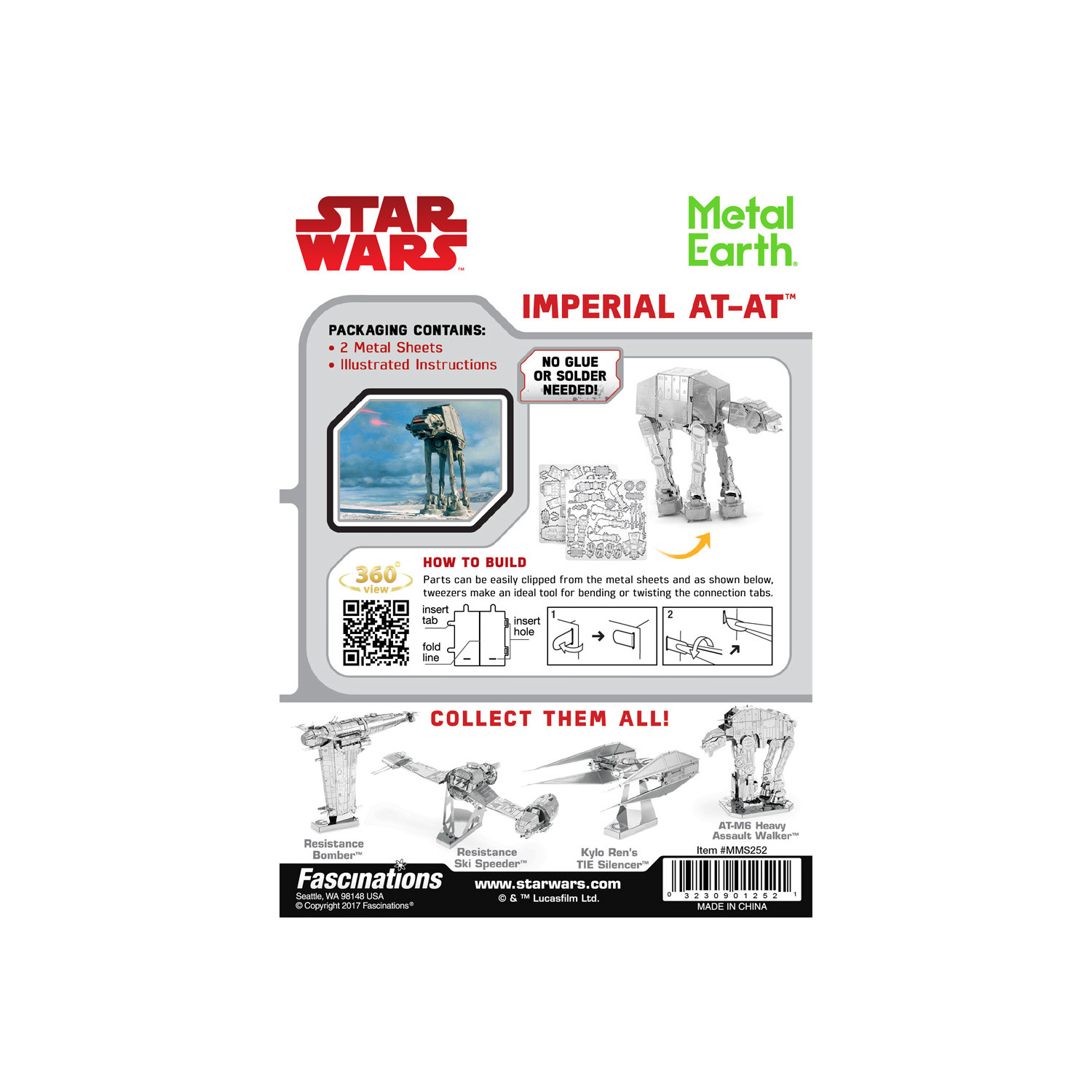 Metal Earth Star Wars - AT-AT