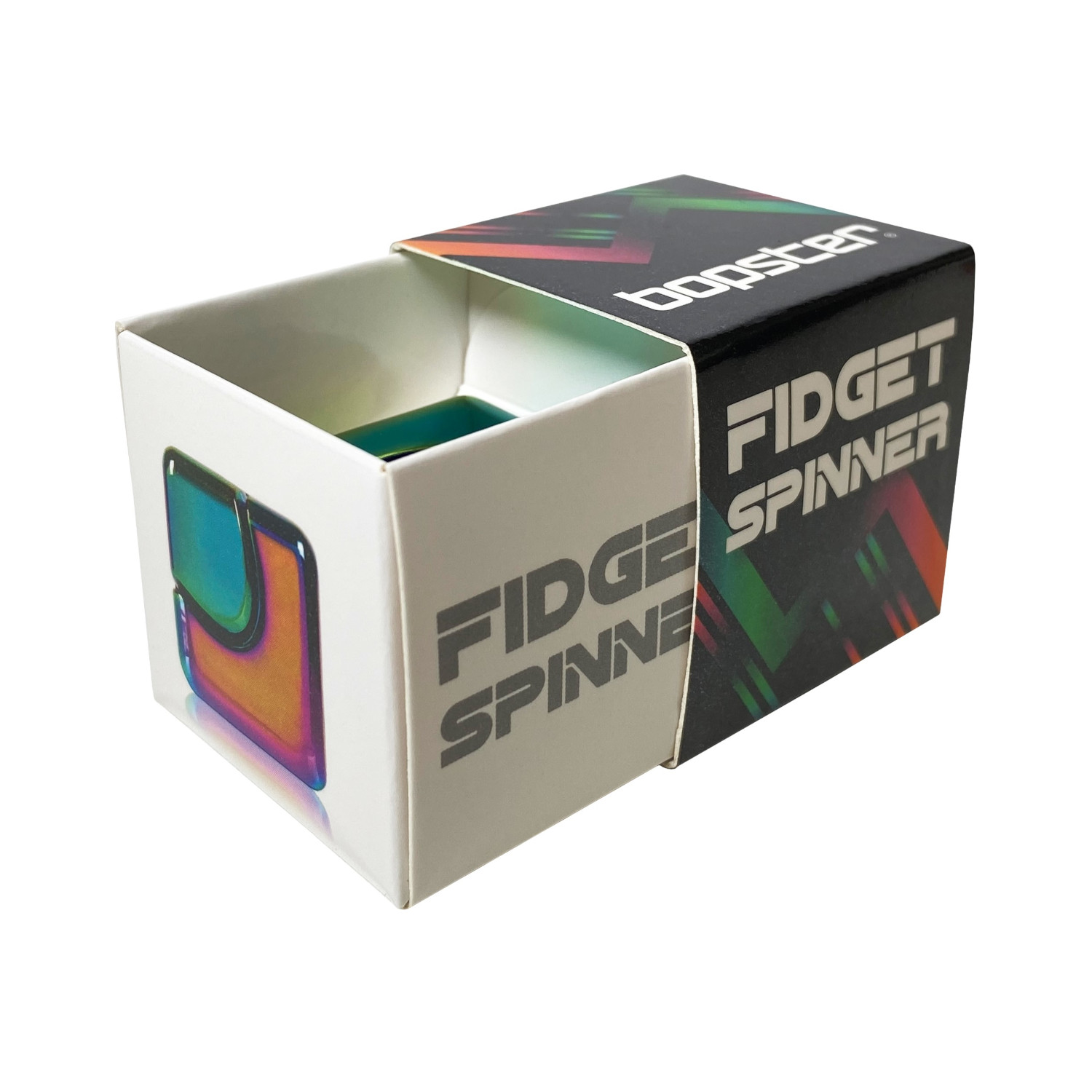 Fidget Spinner Cube - Multicolor-Metallic