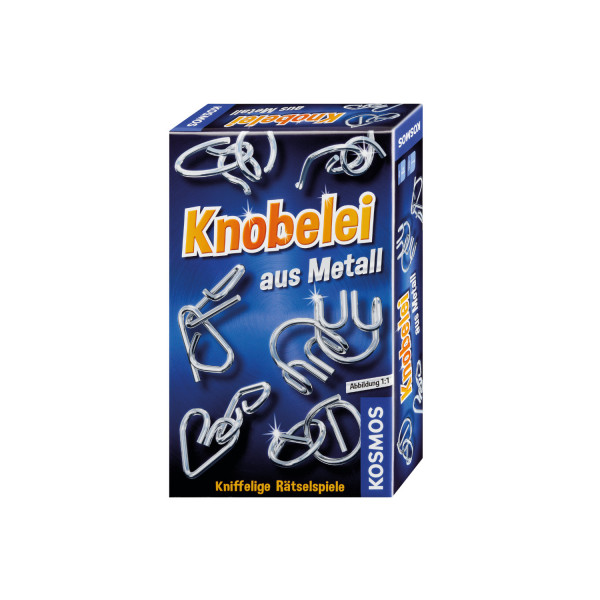 Knobelei aus Metall (Mitbringspiel)