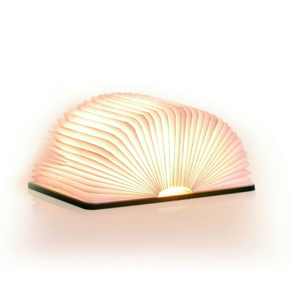 Smarte Buchlampe Mini - Walnuss