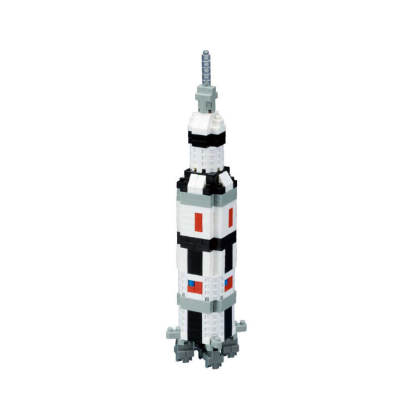 Nanoblock Saturn V Rocket 370 Pcs Nanoblocks Zusammen Bauen Kreativwerkstatt Deutsches Museum Shop