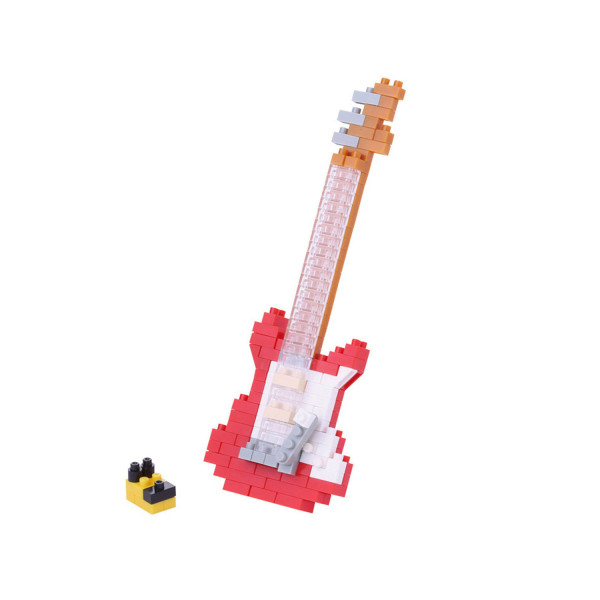 Nanoblock - Electric Guitar Red 160 pcs Level 2