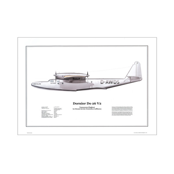 Poster Dornier Do 26 V2