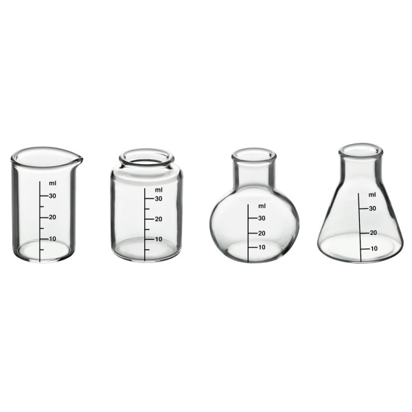 Labor Gläser 4-er Set