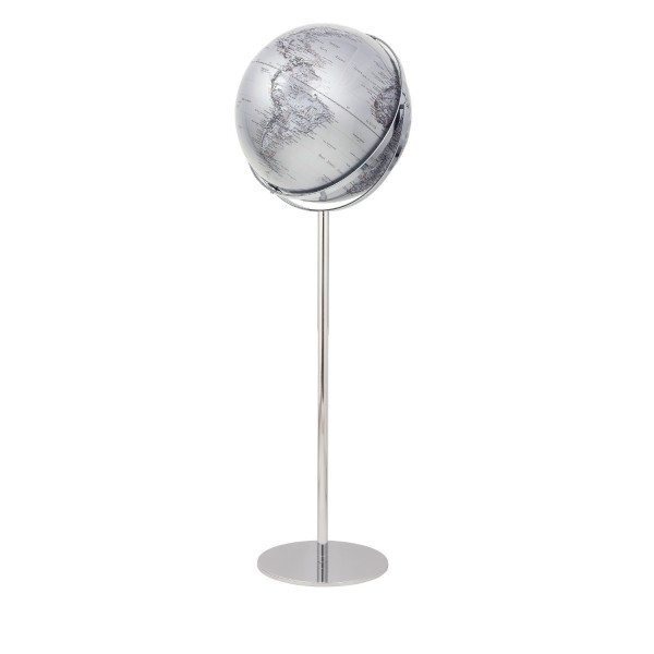 Standglobus APOLLO 17 silber